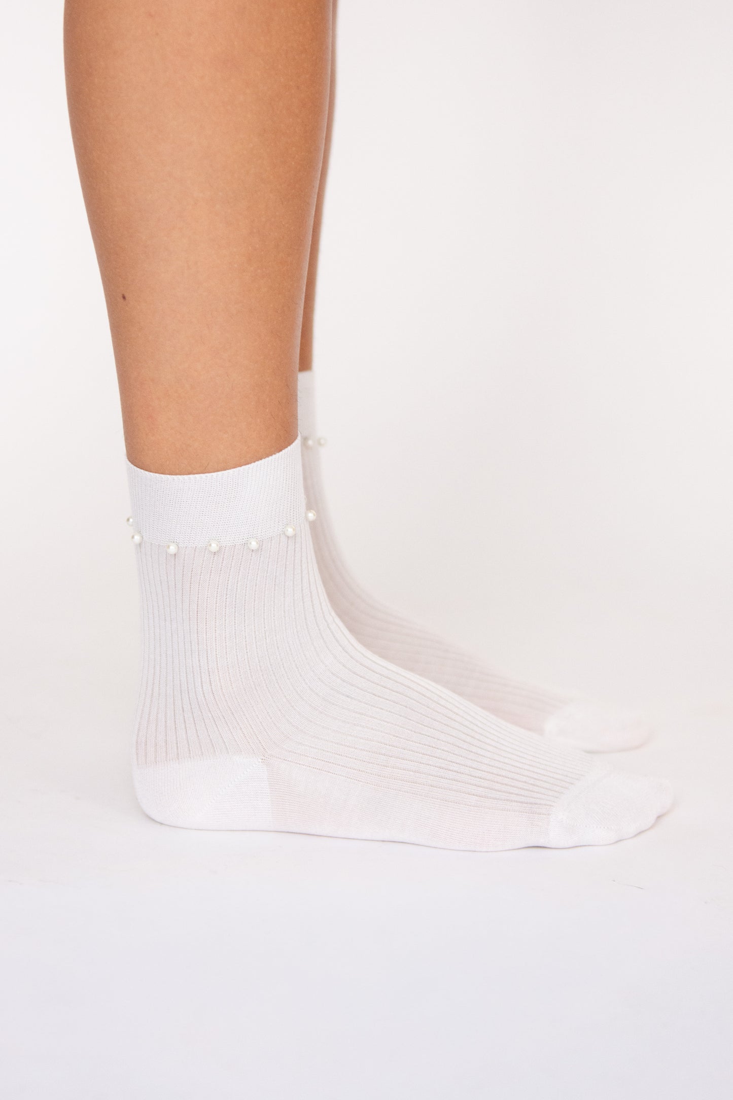 MARIA LA ROSA, Socks Piercing, Off White