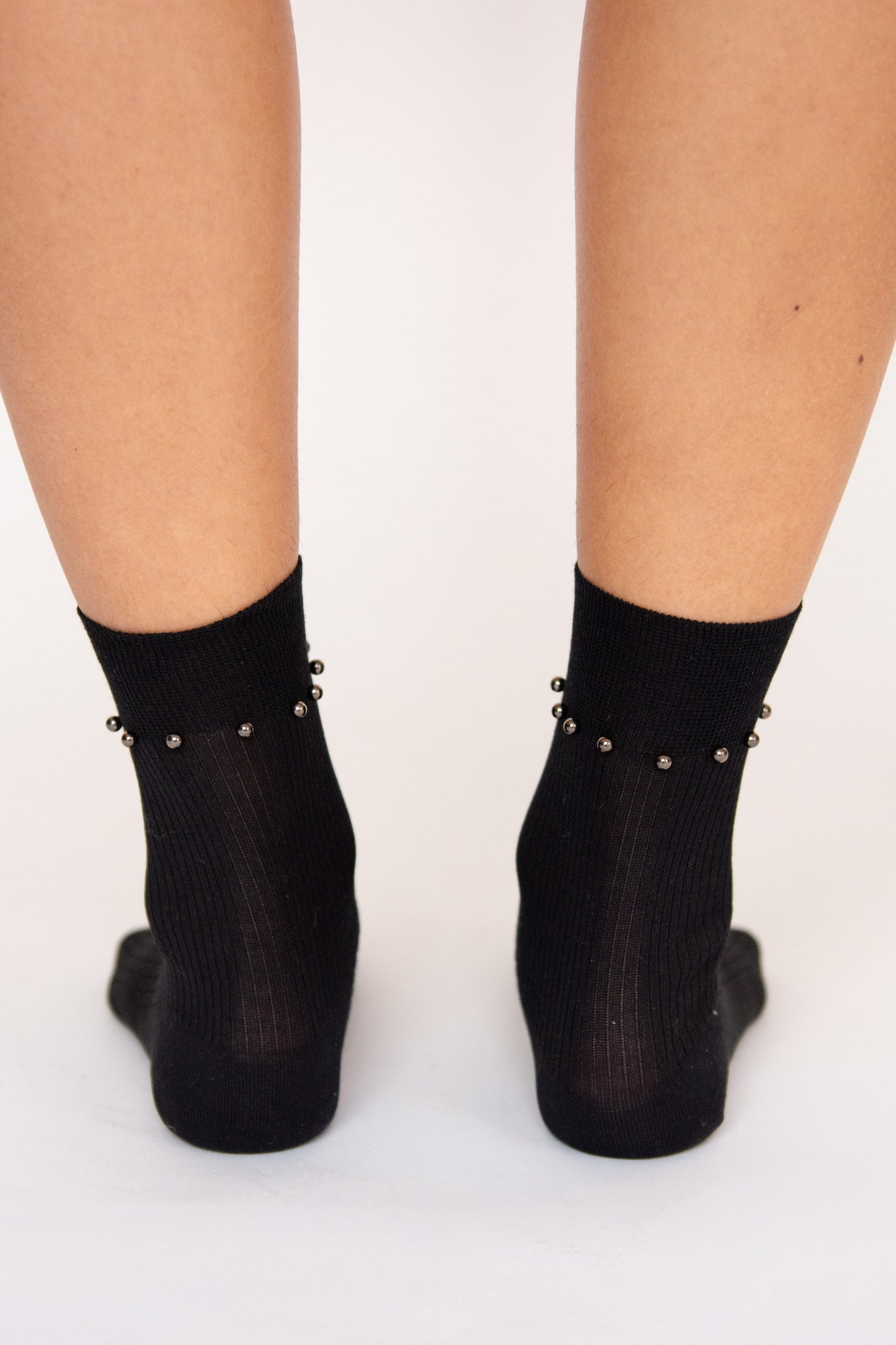 MARIA LA ROSA, Socks Piercing, Black