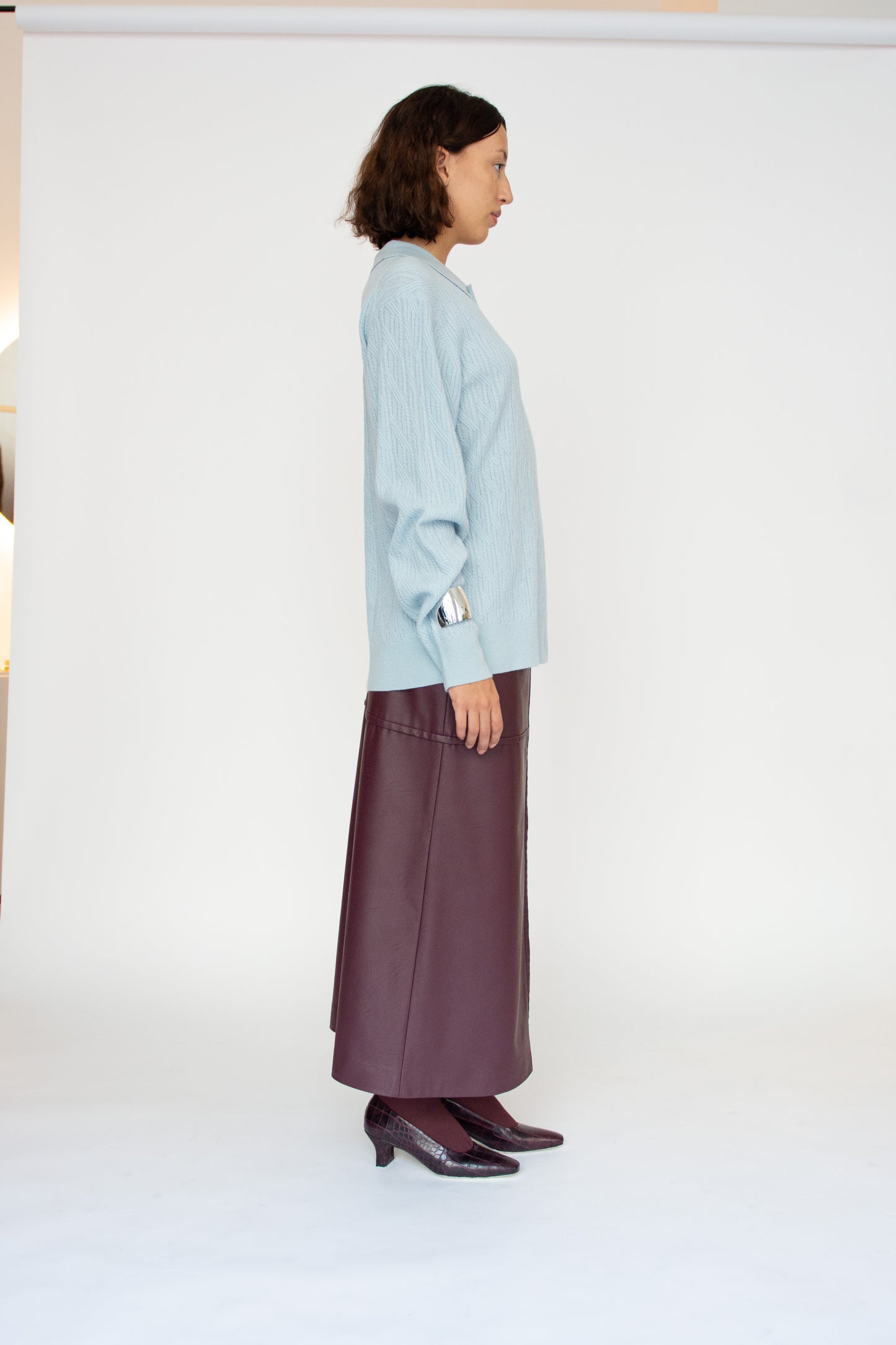 THE GARMENT, Como Cable Polo, Light Blue