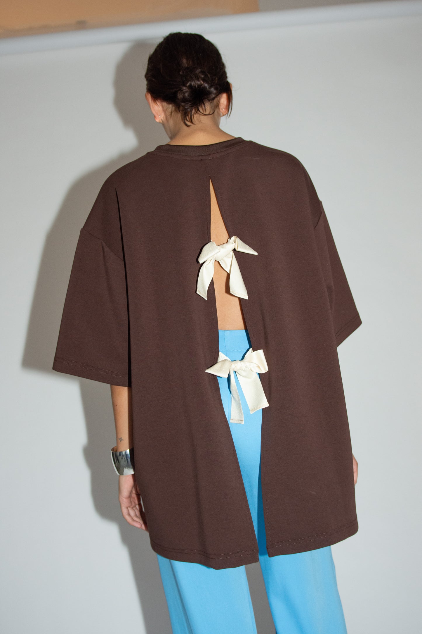 THE GARMENT, TG Bow Tee, Espresso