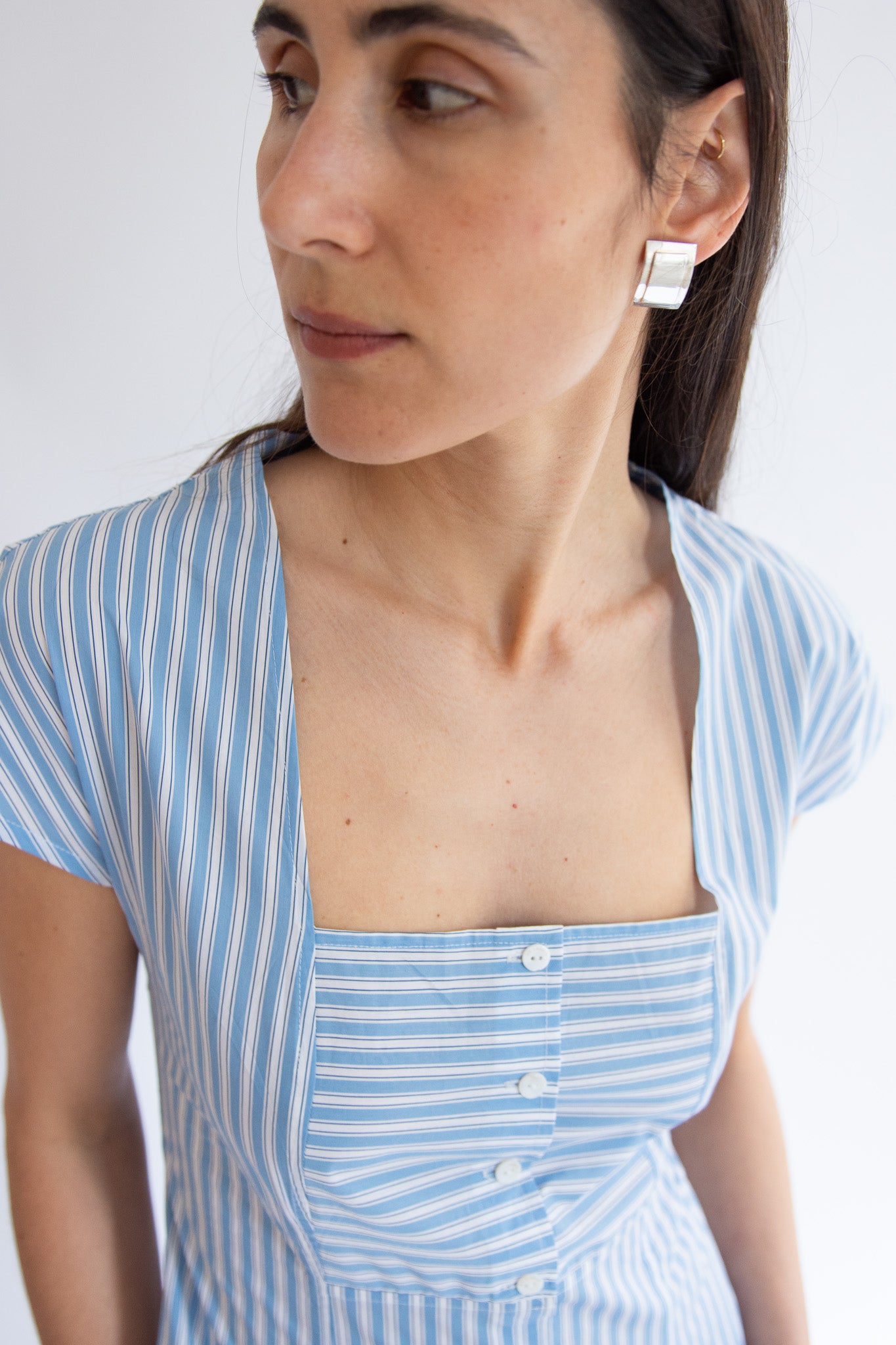 MR. LARKIN, Madison Dress, French Stripe
