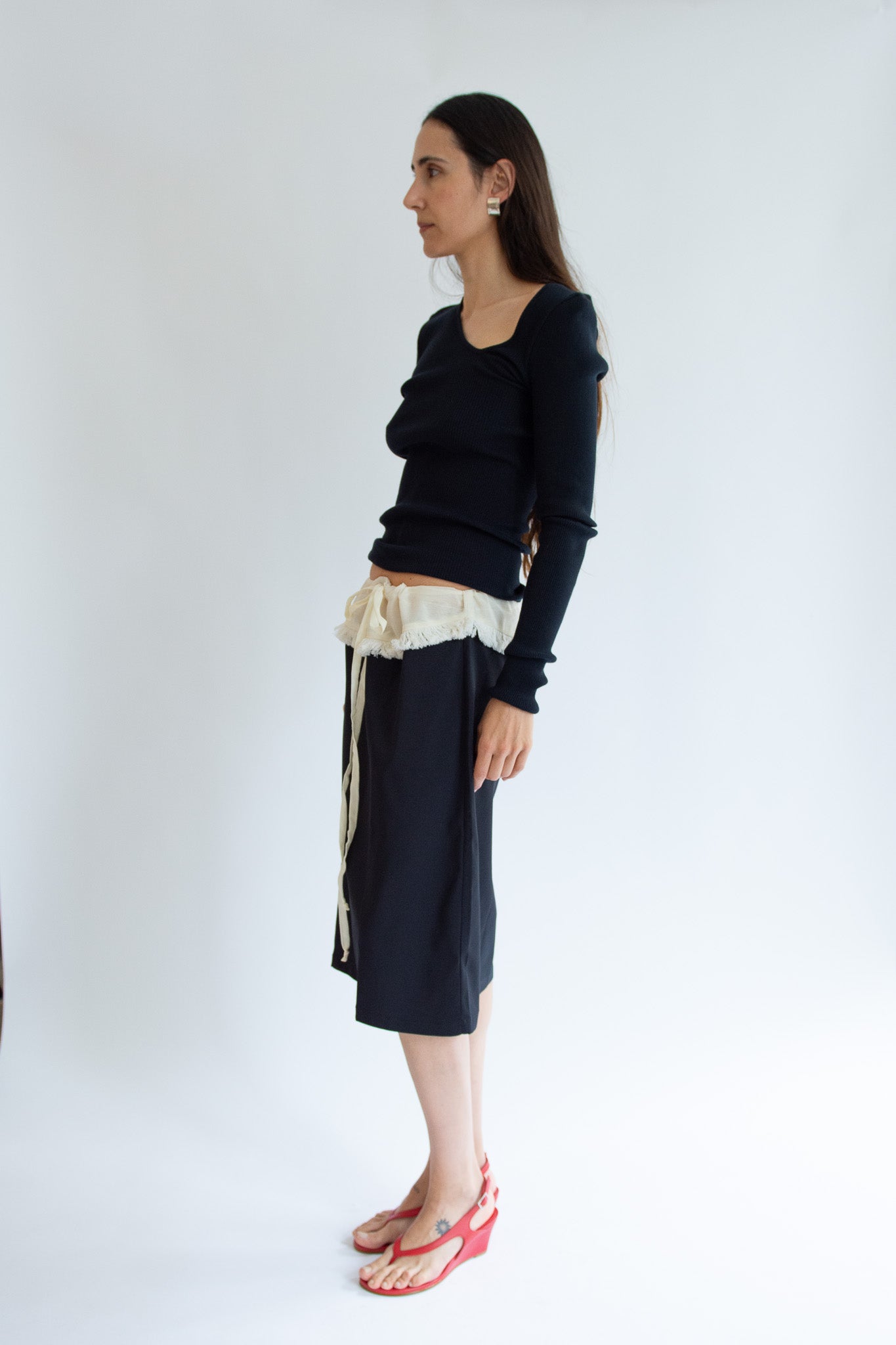 MICHELLE DEL RIO, Soledad Skirt, Cream & Black – Mr. Larkin
