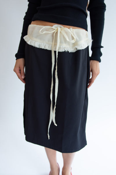 MICHELLE DEL RIO, Soledad Skirt, Cream & Black – Mr. Larkin