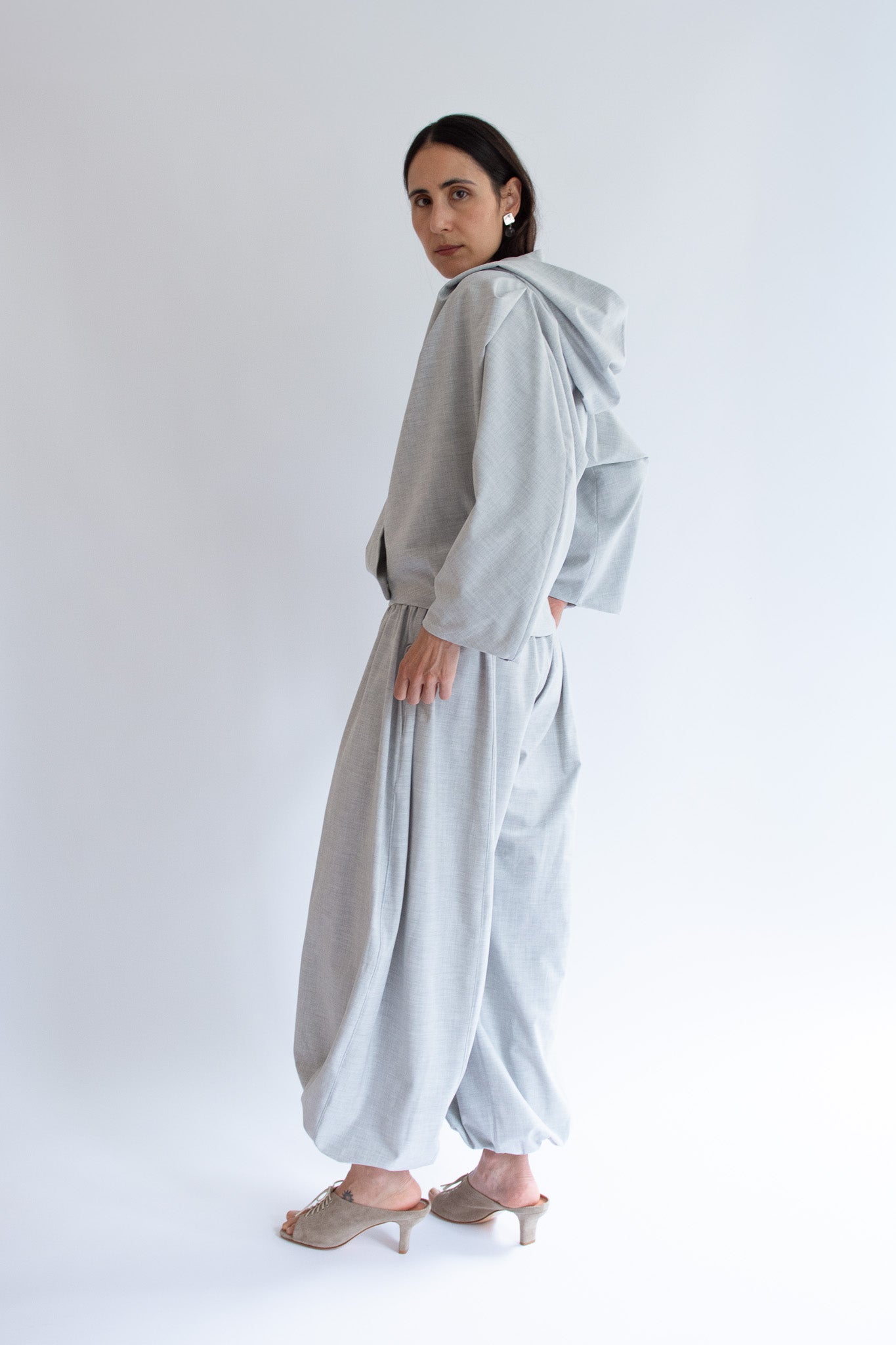 MICHELLE DEL RIO, Lucia Pants, Grey