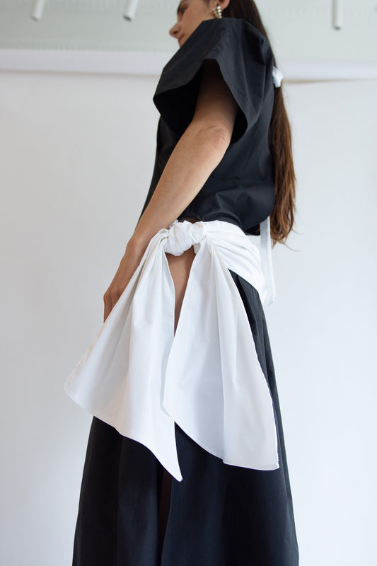 MICHELLE DEL RIO, Louise Dress, Black & White