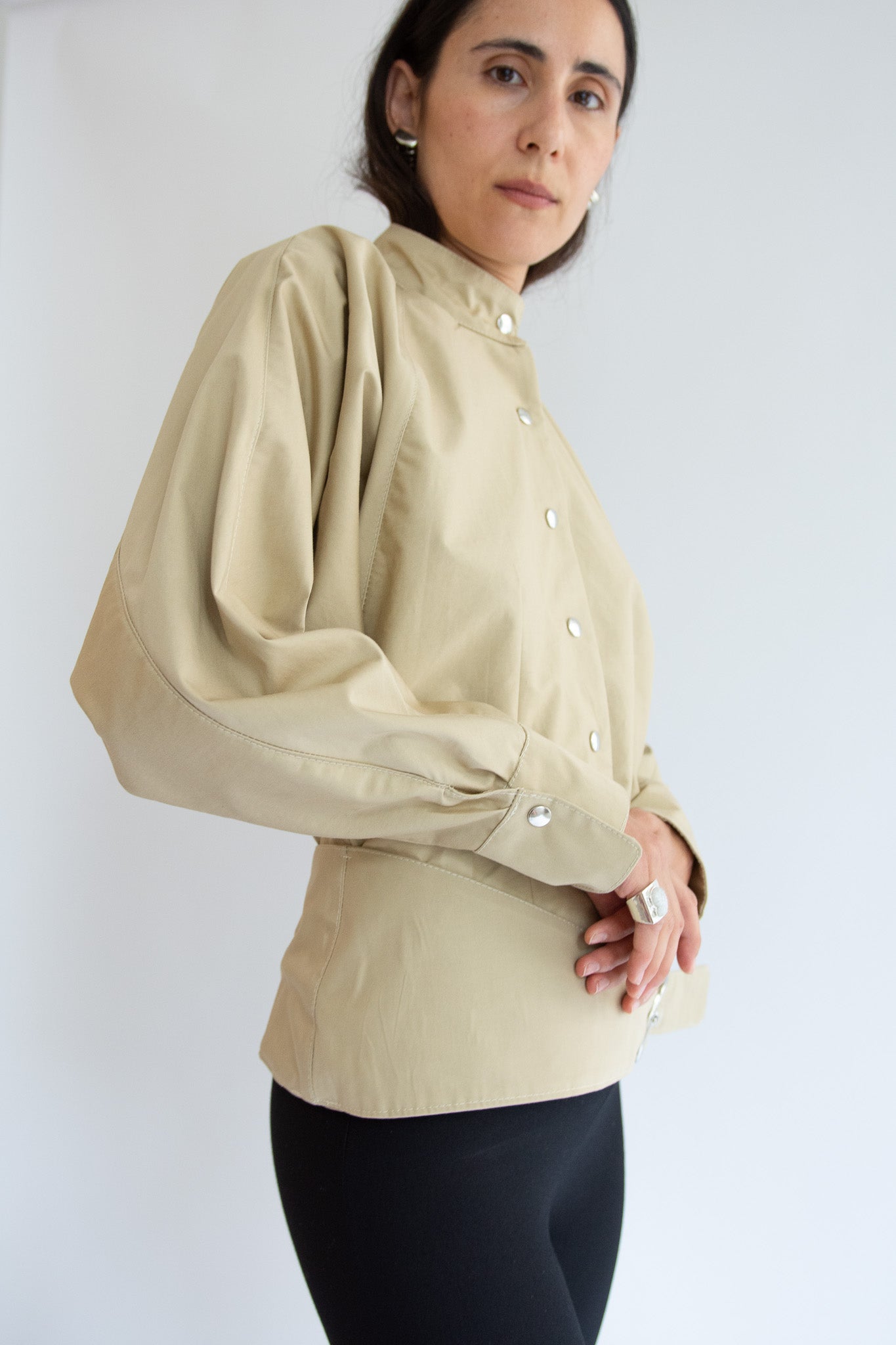 MICHELLE DEL RIO, Santiago Jacket, Khaki