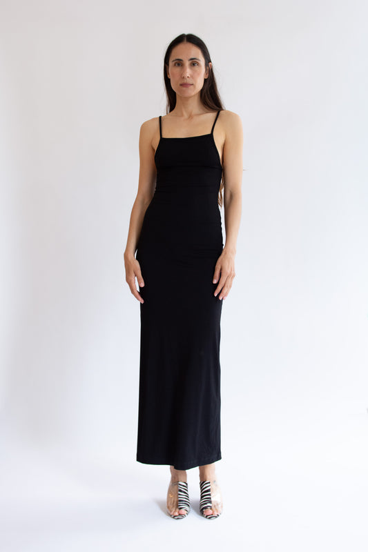NIA THOMAS, Othella Tank Dress, Black