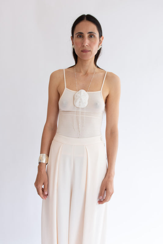 NIA THOMAS, Othella Tank Top, Cream