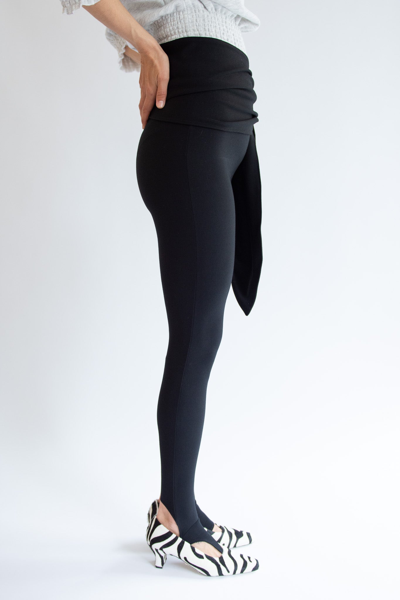 MICHELLE DEL RIO, Bianca Leggings, Black