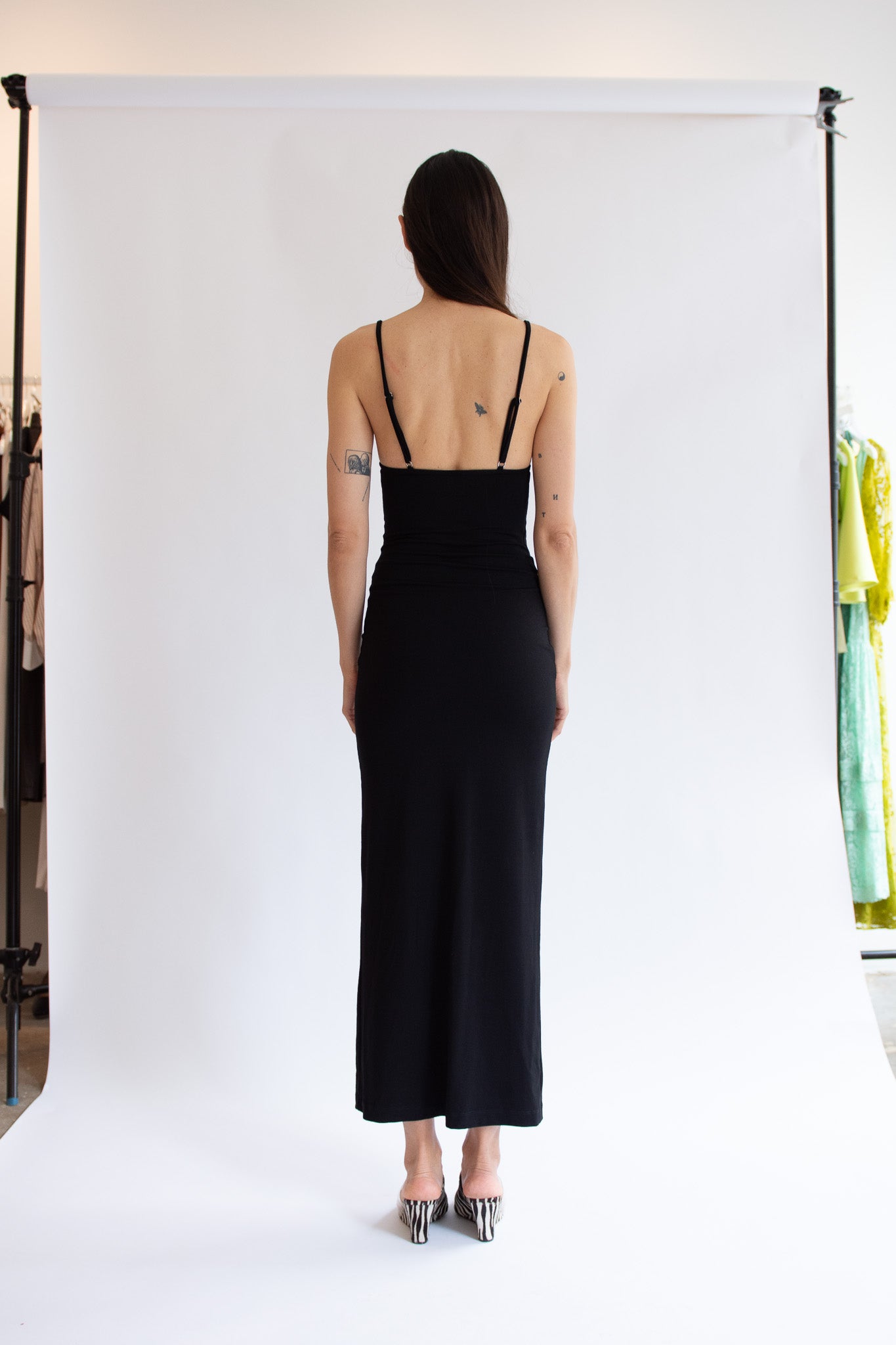 NIA THOMAS, Othella Tank Dress, Black