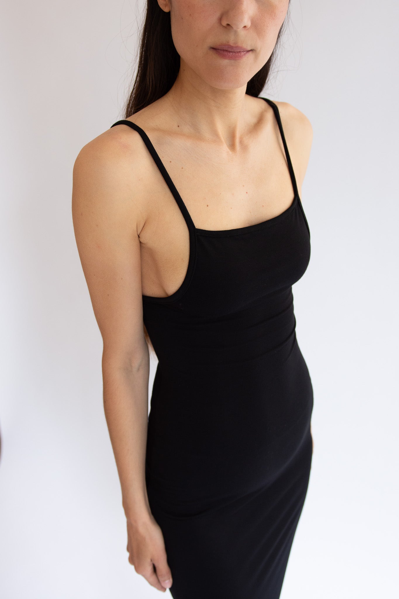 NIA THOMAS, Othella Tank Dress, Black
