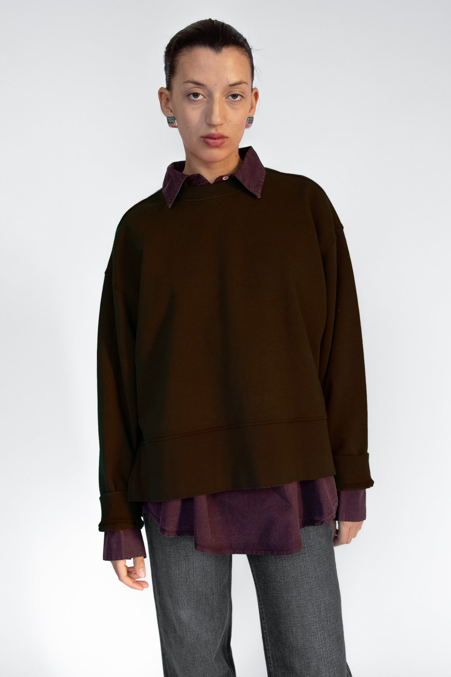 MR. LARKIN, Gladys Sweatshirt, Bark