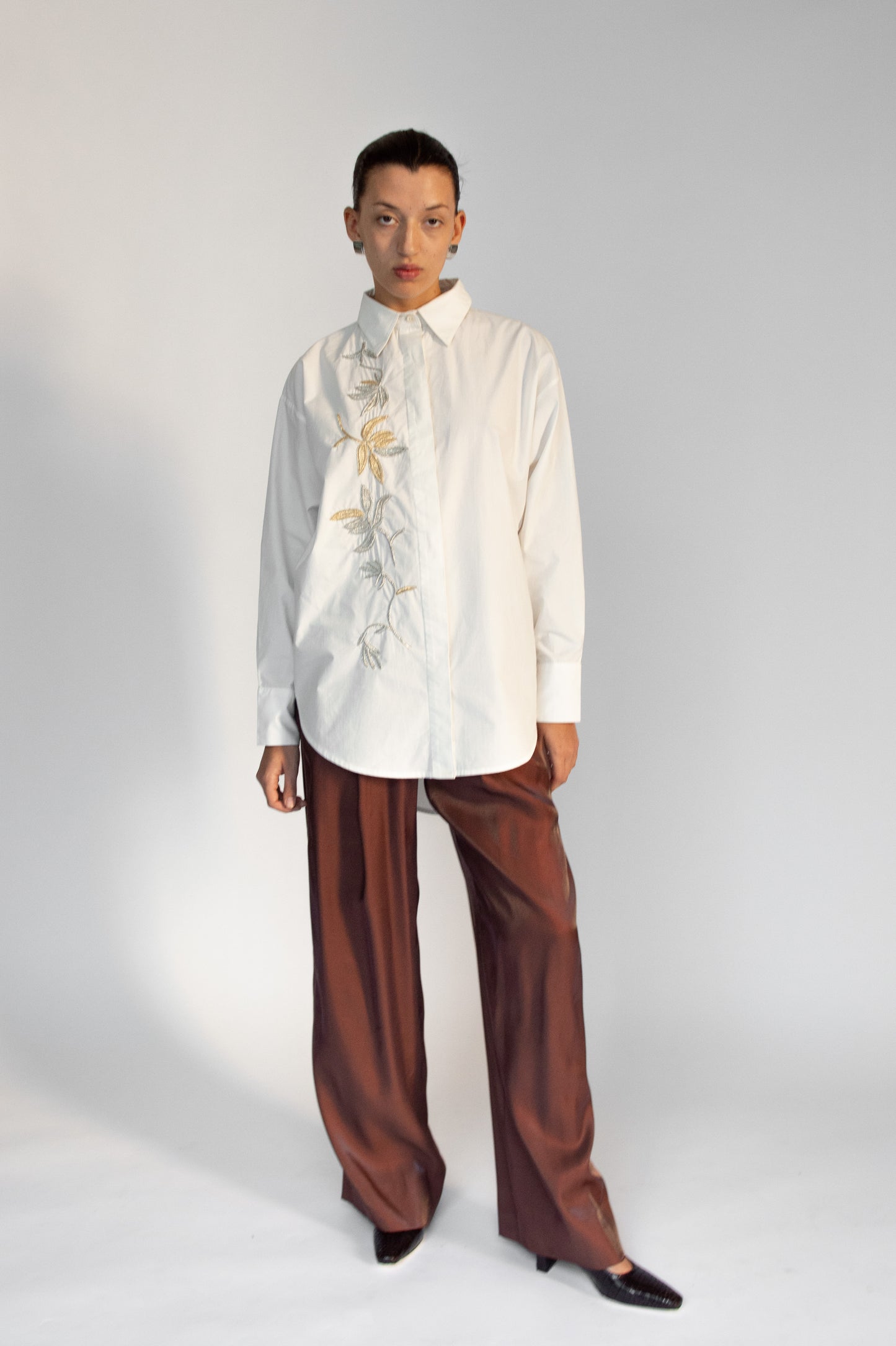 MR. LARKIN, King Mylar Shirt, Mylar Floral - PRE-SALE