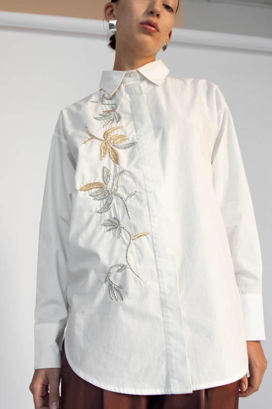 MR. LARKIN, King Mylar Shirt, Mylar Floral - PRE-SALE