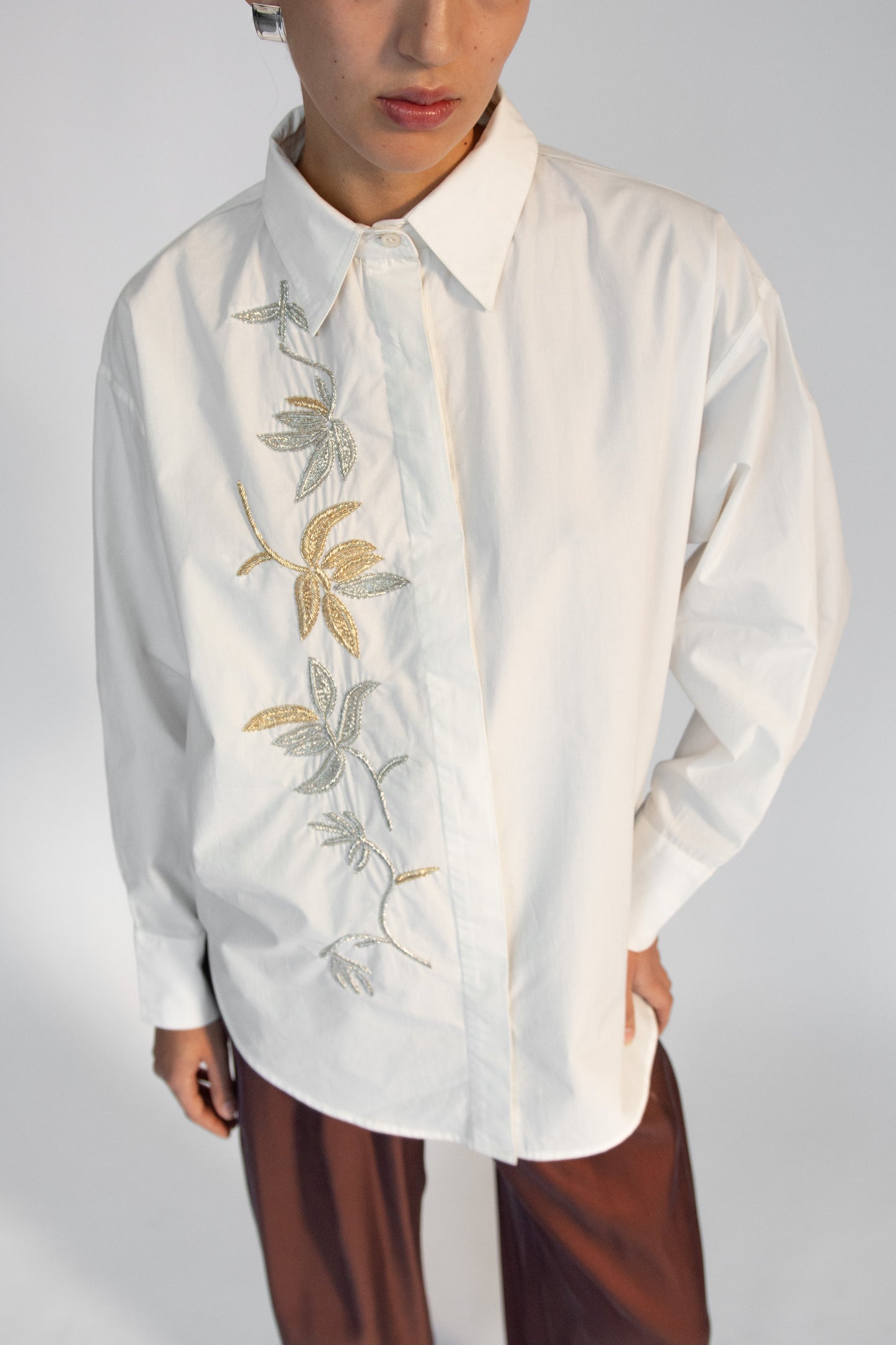 MR. LARKIN, King Mylar Shirt, Mylar Floral - PRE-SALE