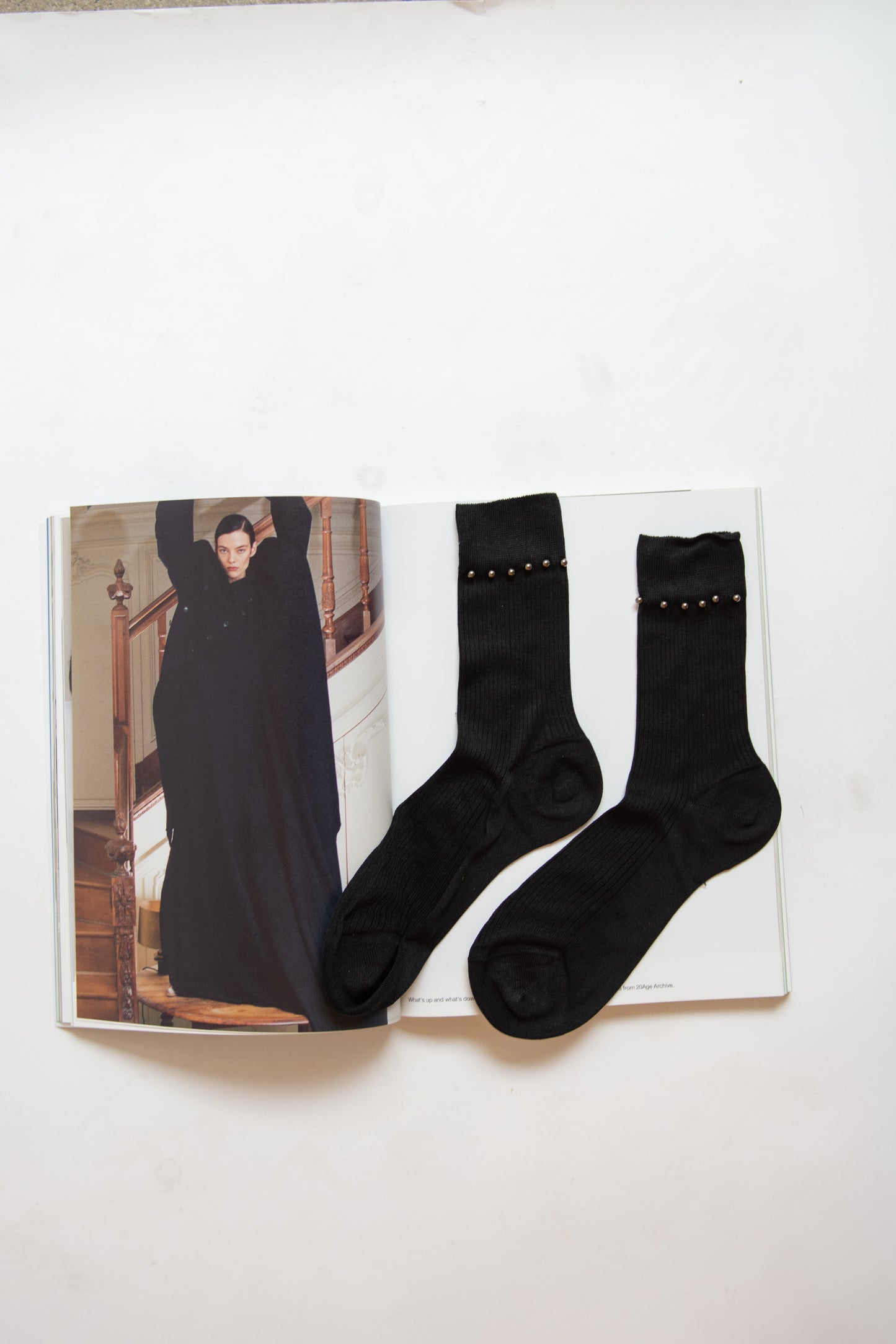 MARIA LA ROSA, Socks Piercing, Black