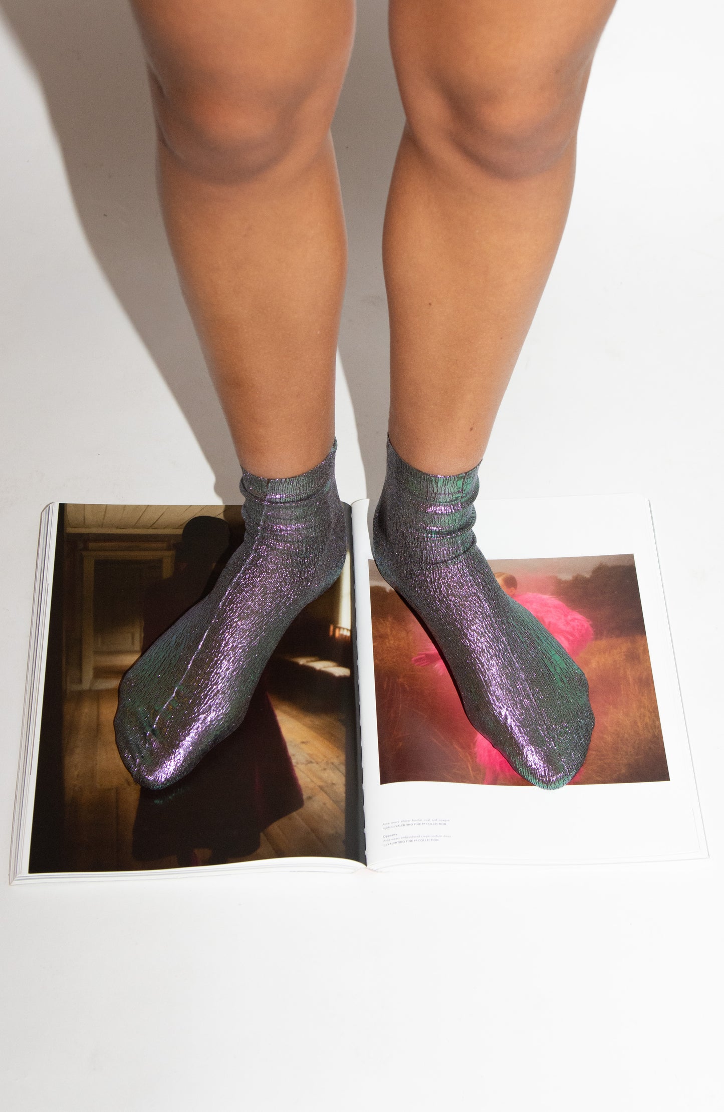 MARIA LA ROSA, Socks Cangiante One, Brown