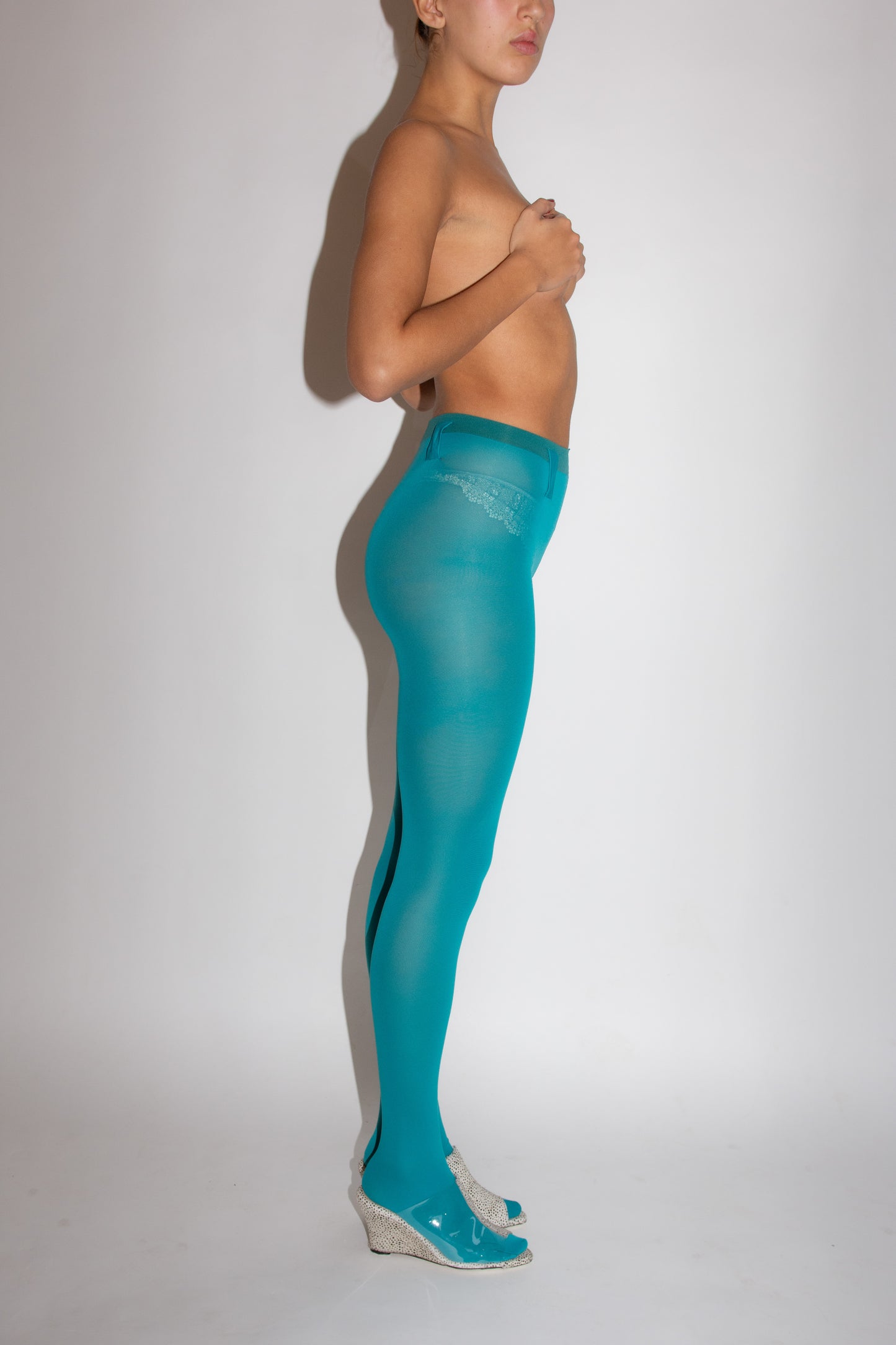 MARIA LA ROSA, Belt Ly Tights, Tiffany