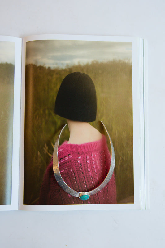 JUJU VERA, Athena Turquoise Collar, Silver