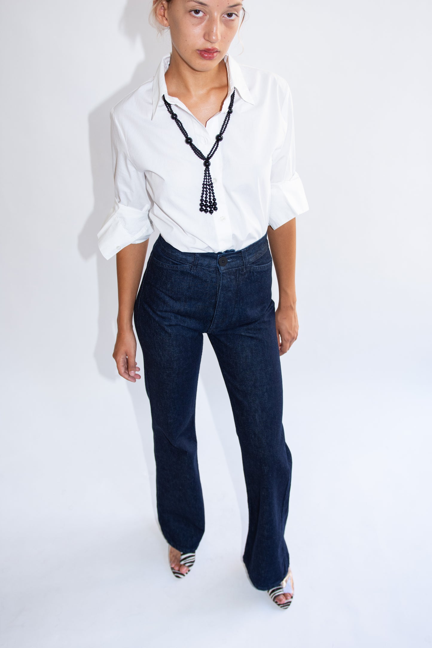 JESSE KAMM, Les Deux Pants, Dark Blue/Dark Stitch