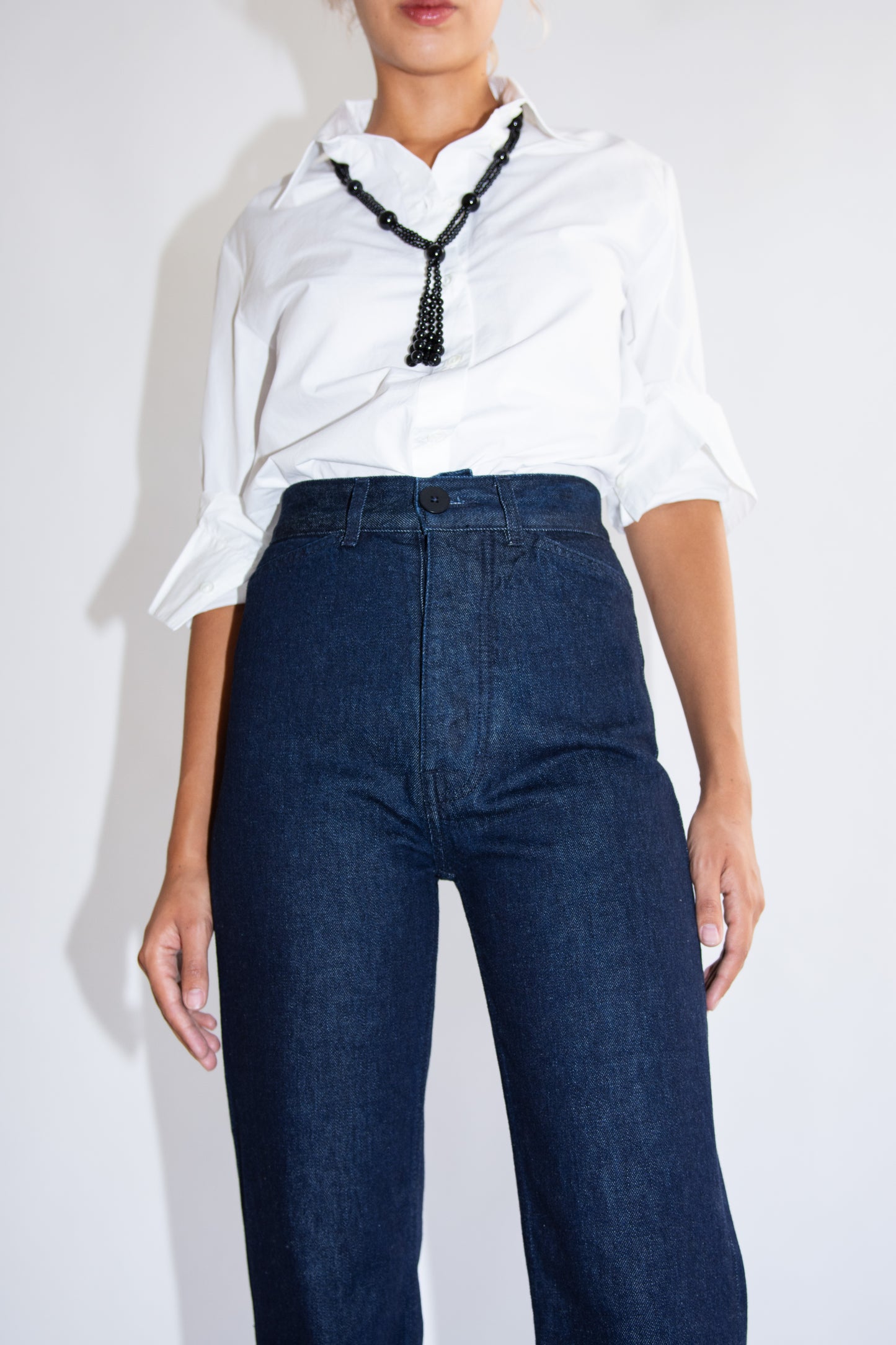 JESSE KAMM, Les Deux Pants, Dark Blue/Dark Stitch