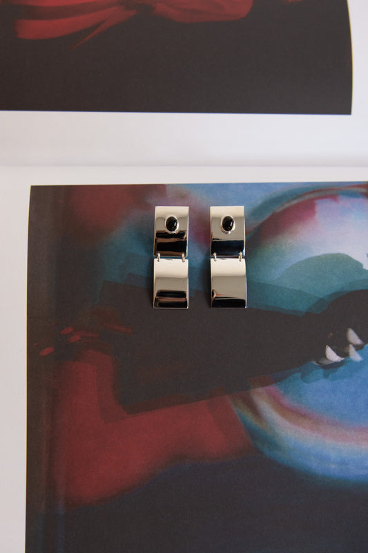 TRINE TUXEN, Reframe Earring, Sterling Silver