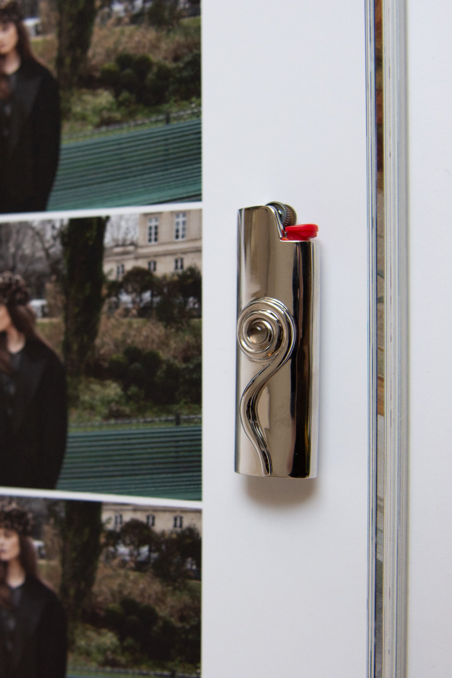 TRINE TUXEN, Endless Lighter Case, Platinum