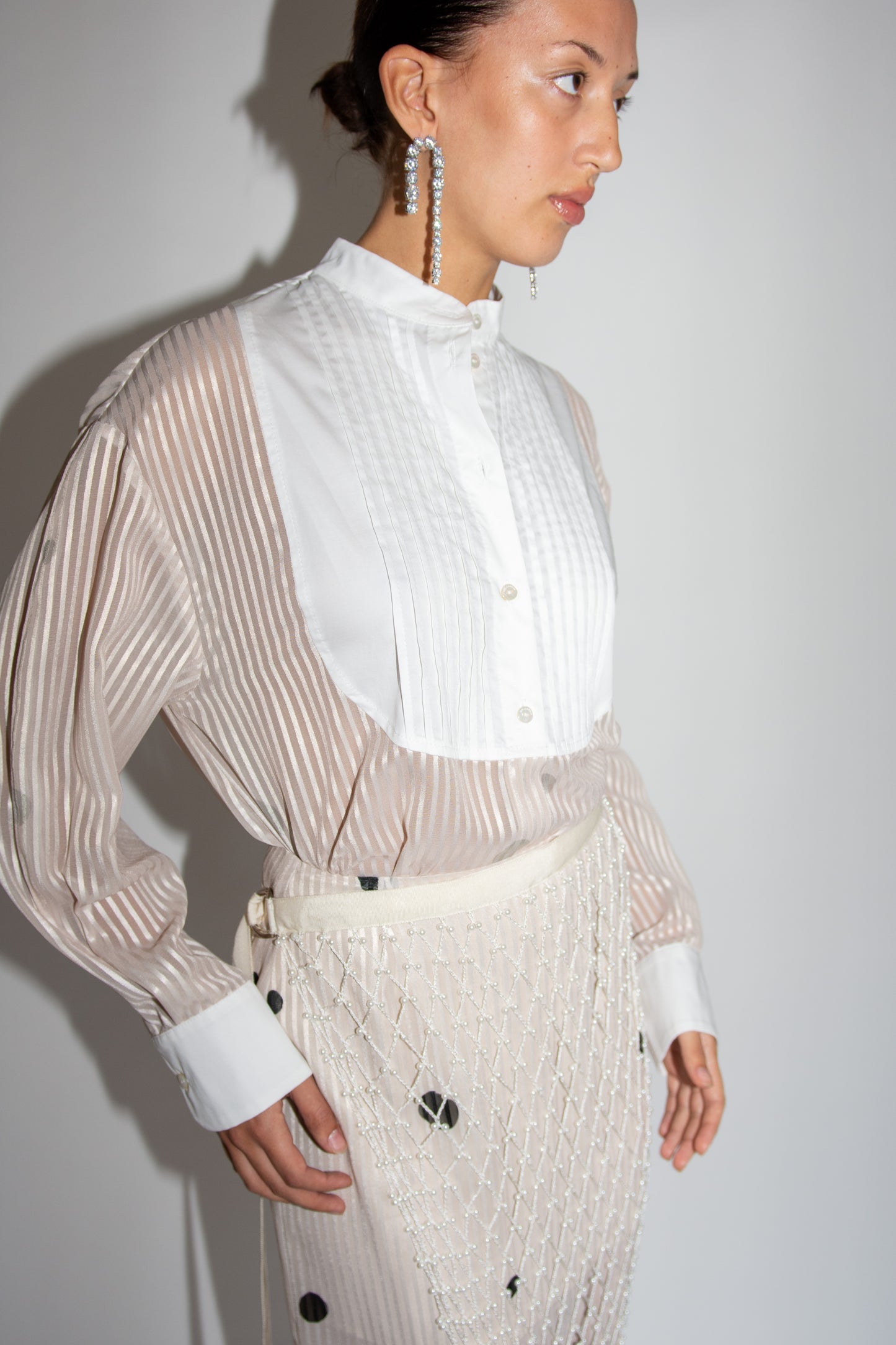 MR. LARKIN, Tuxedo Shirt, Space Grey