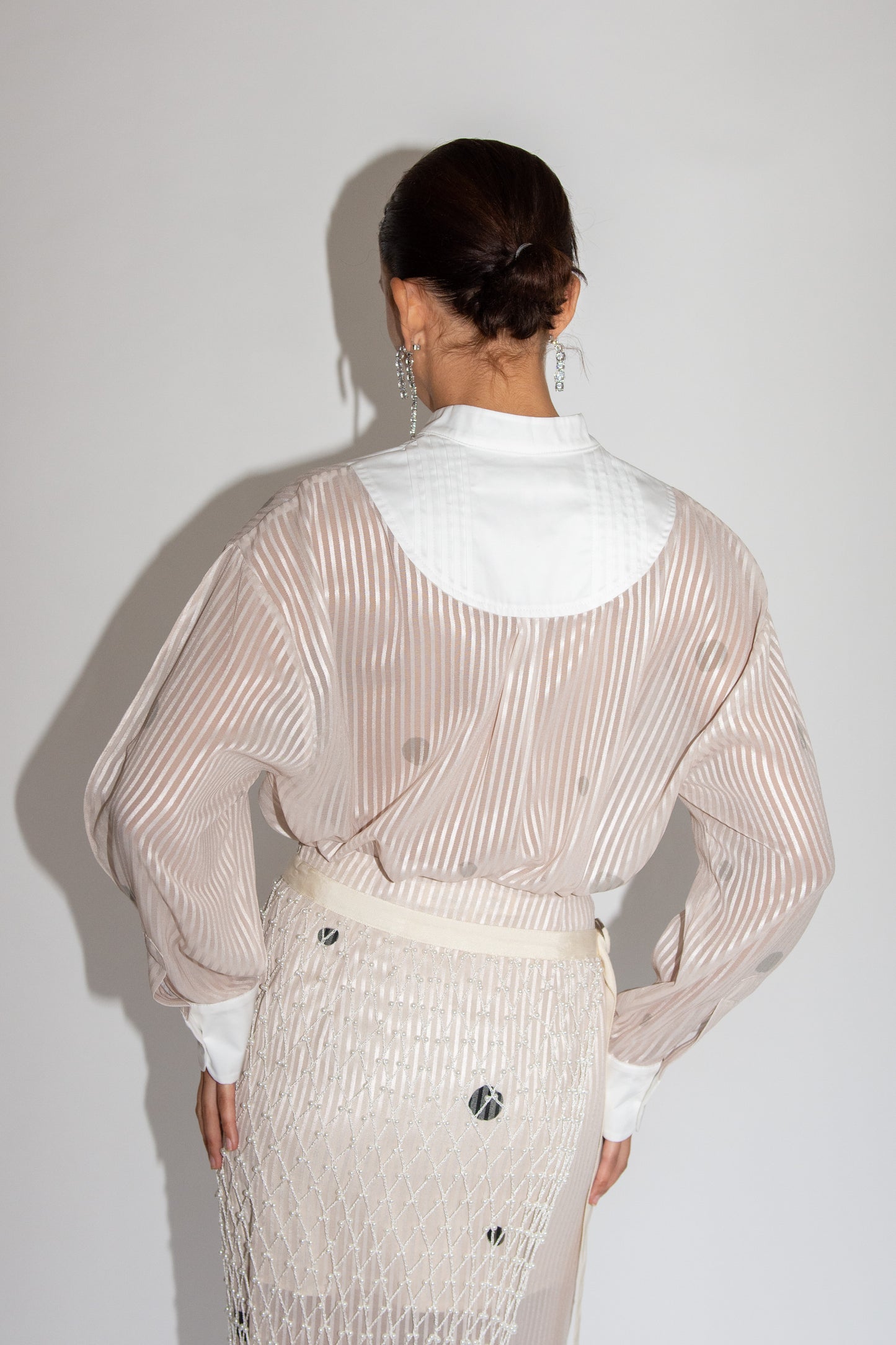 MR. LARKIN, Tuxedo Shirt, Space Grey