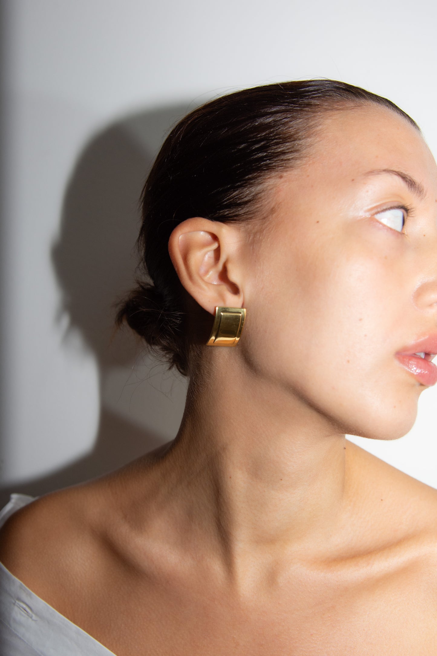 TRINE TUXEN, Traces Earring, Gold Plated
