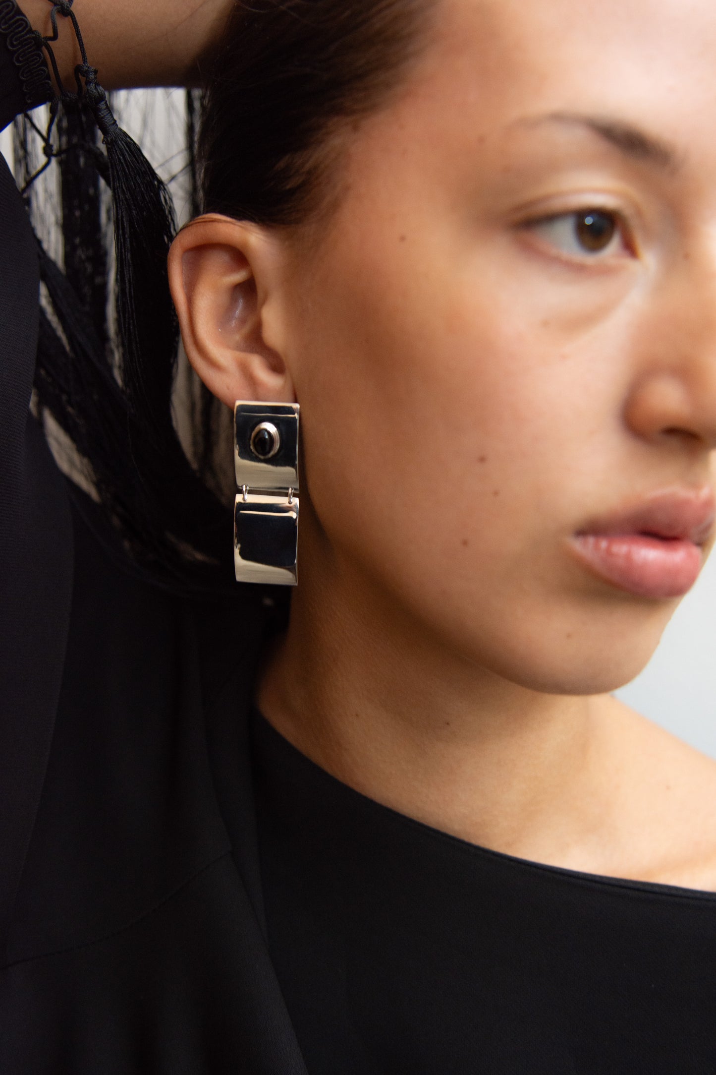 TRINE TUXEN, Reframe Earring, Sterling Silver