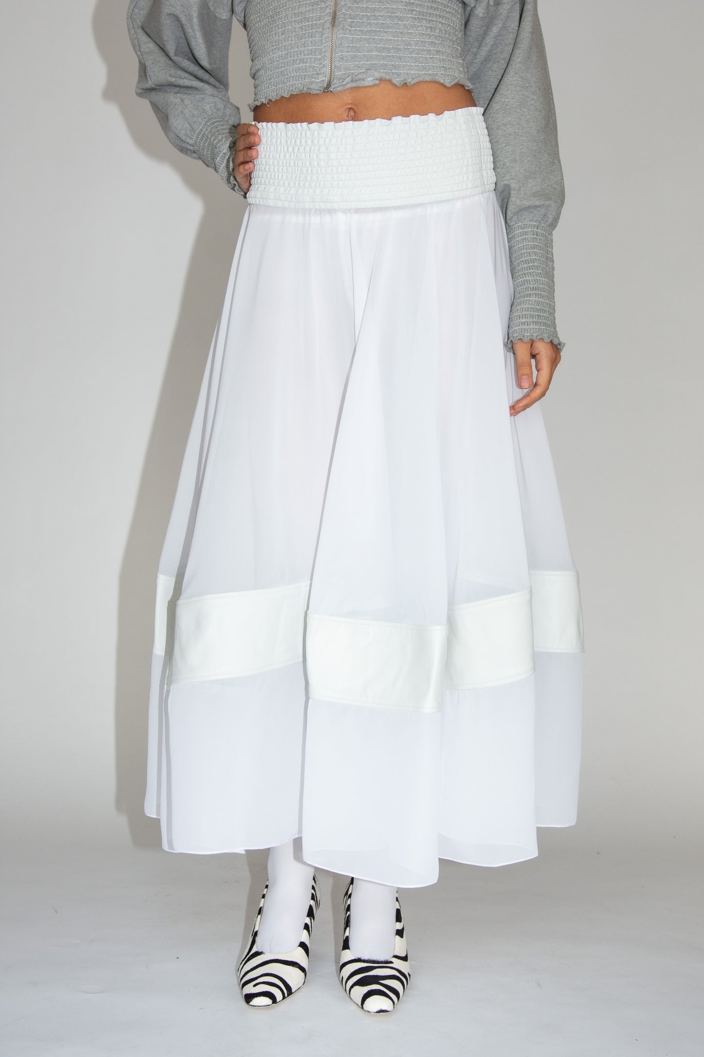 NICKLAS SKOVGAARD, Carol Skirt, White