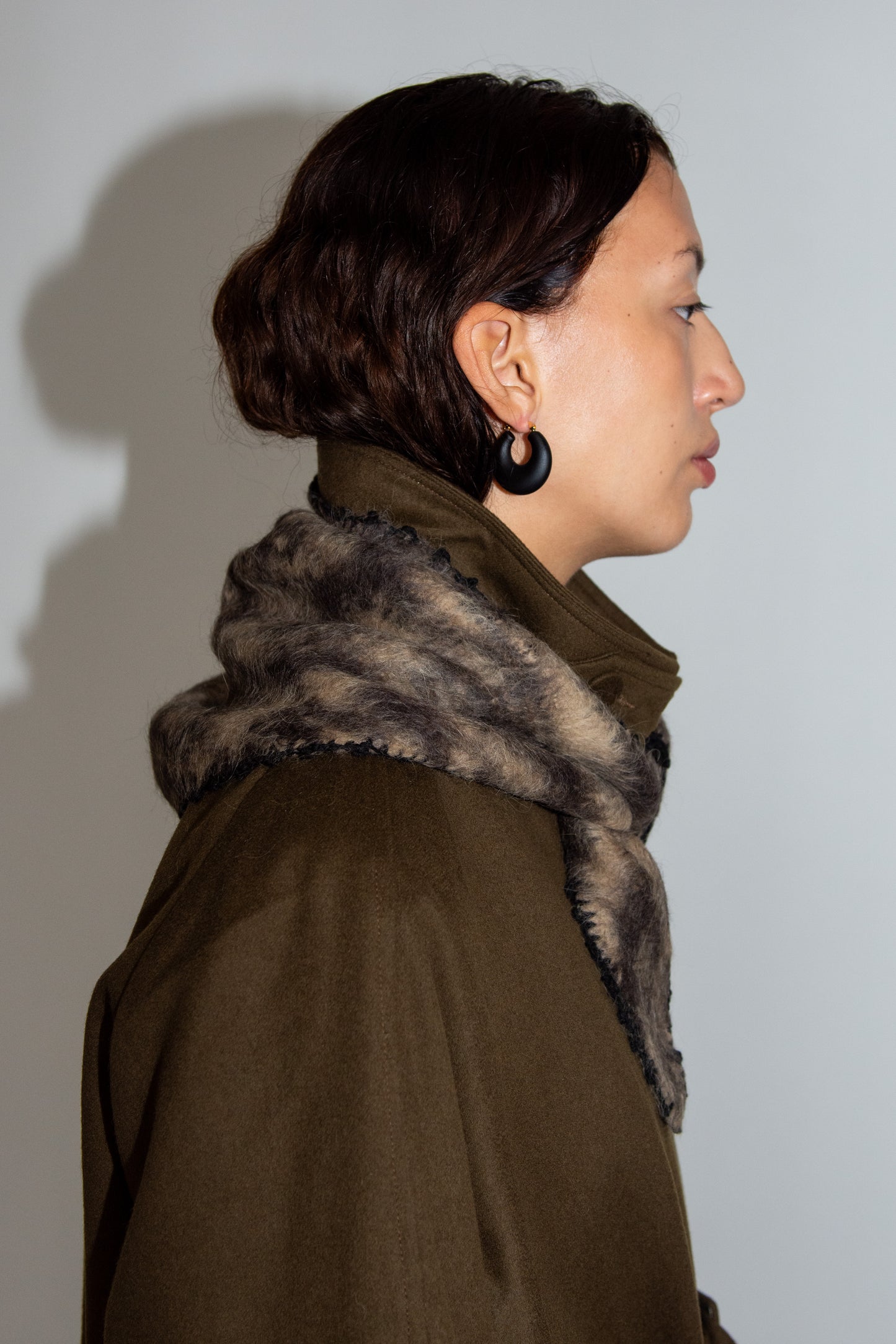 RACHEL COMEY, Vetta Scarf, Chocolate Space Dye