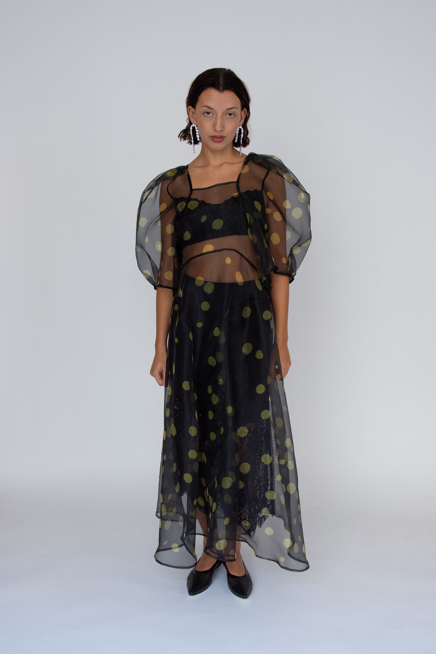 MR. LARKIN, Lexi Dress, Space Green