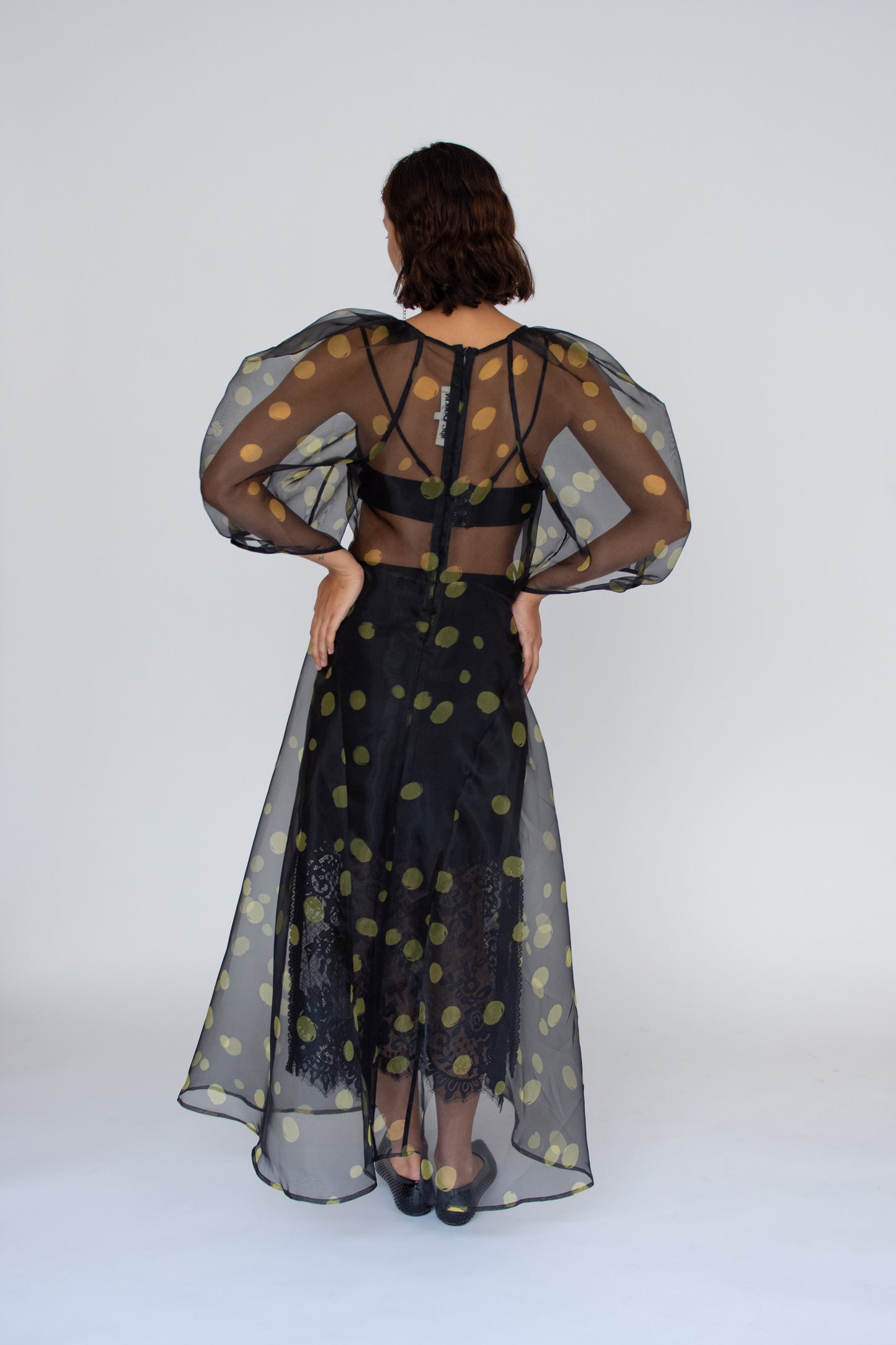 MR. LARKIN, Lexi Dress, Space Green