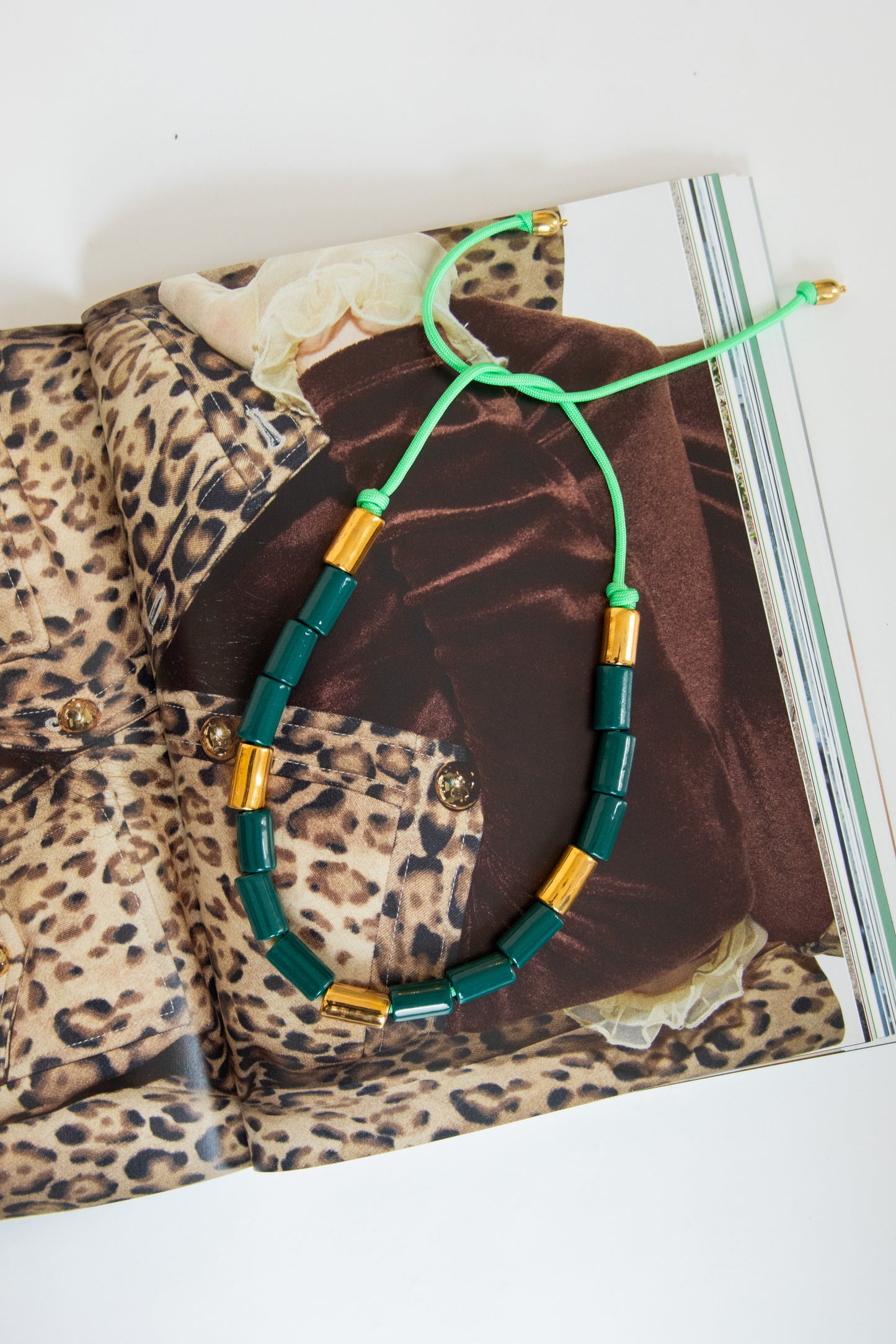 HER NEW TRIBE, Bead Four Necklace, Bottle & Karat Candy