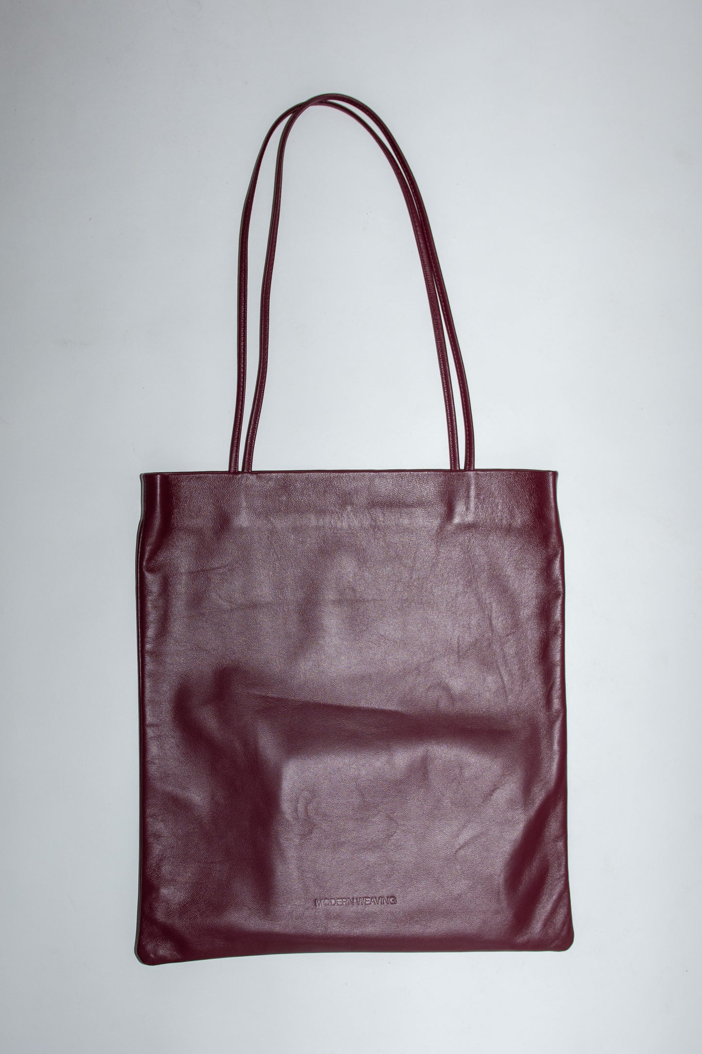 MODERN WEAVING, Slim Lamb Sak, Burgundy