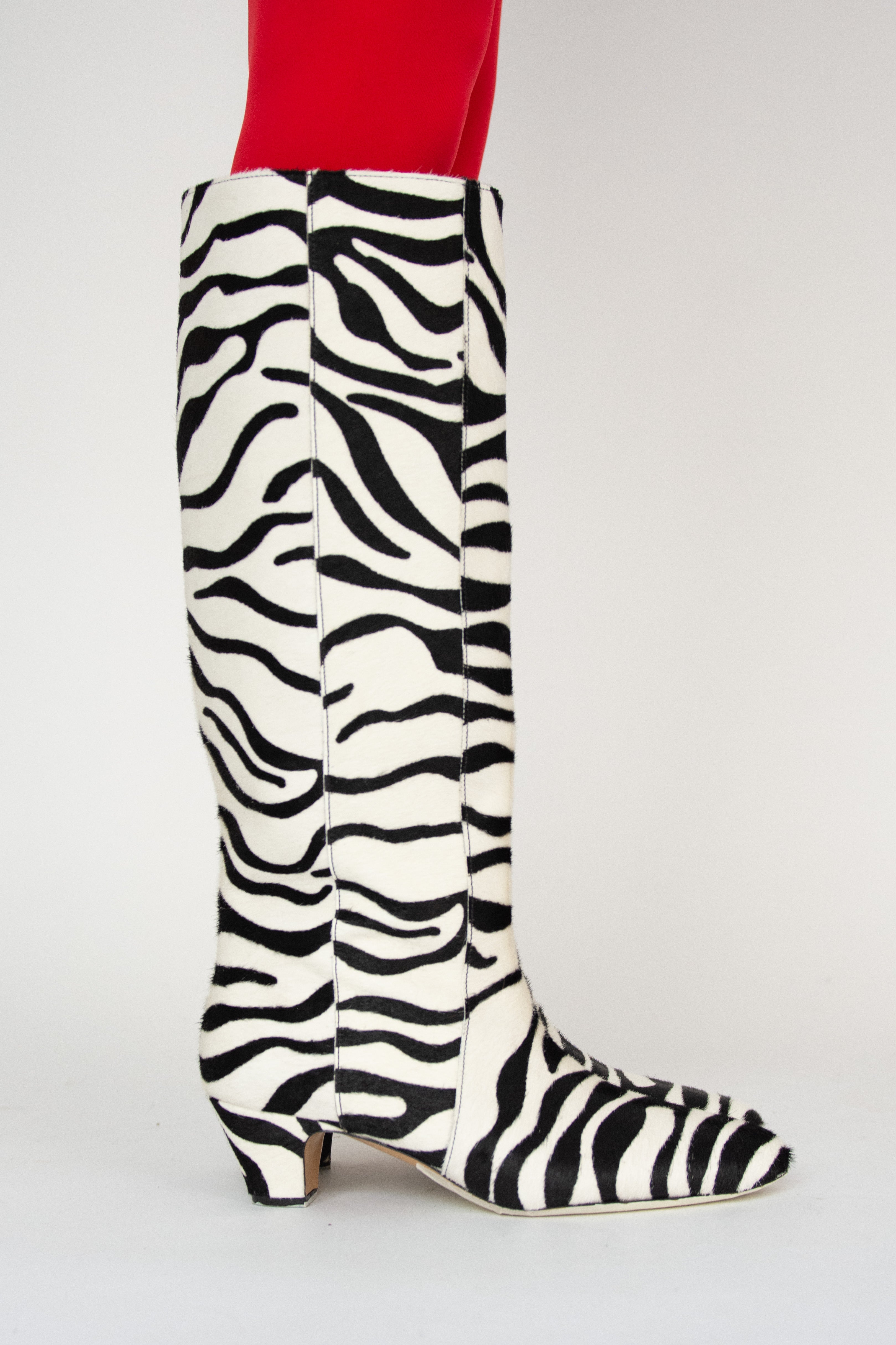 MR. LARKIN, Bane Boot, Ponyhair Zebra Large – Mr. Larkin