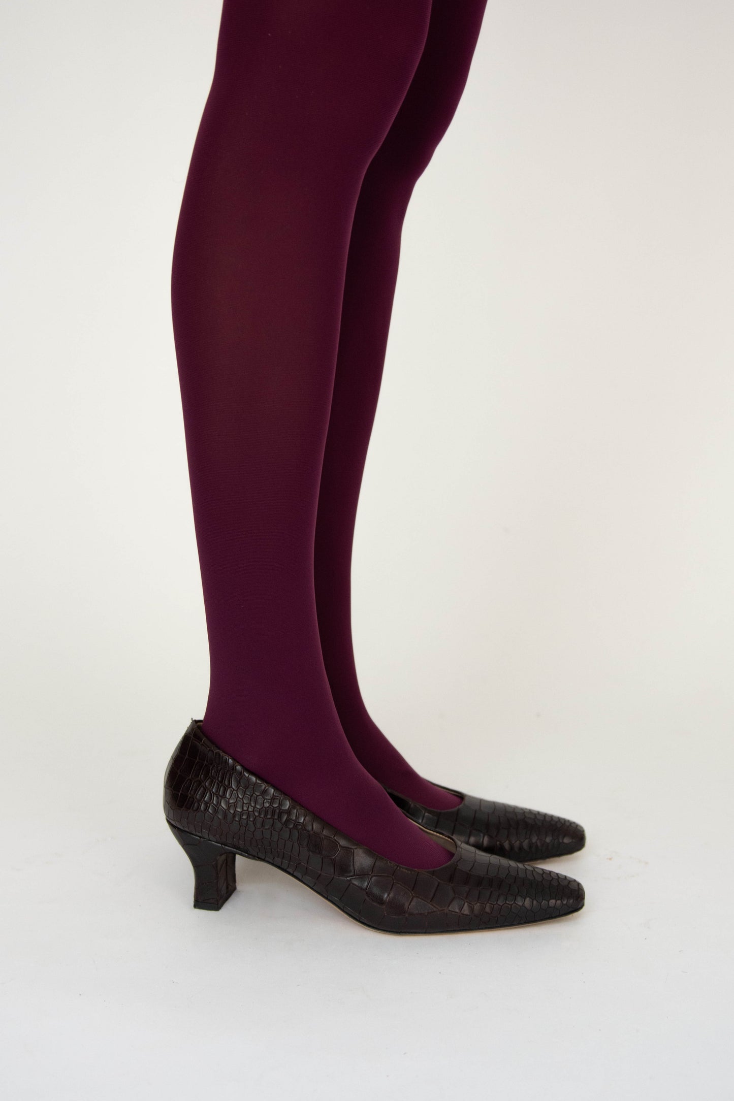 MR. LARKIN, Herring Heel, Mahogany Croc