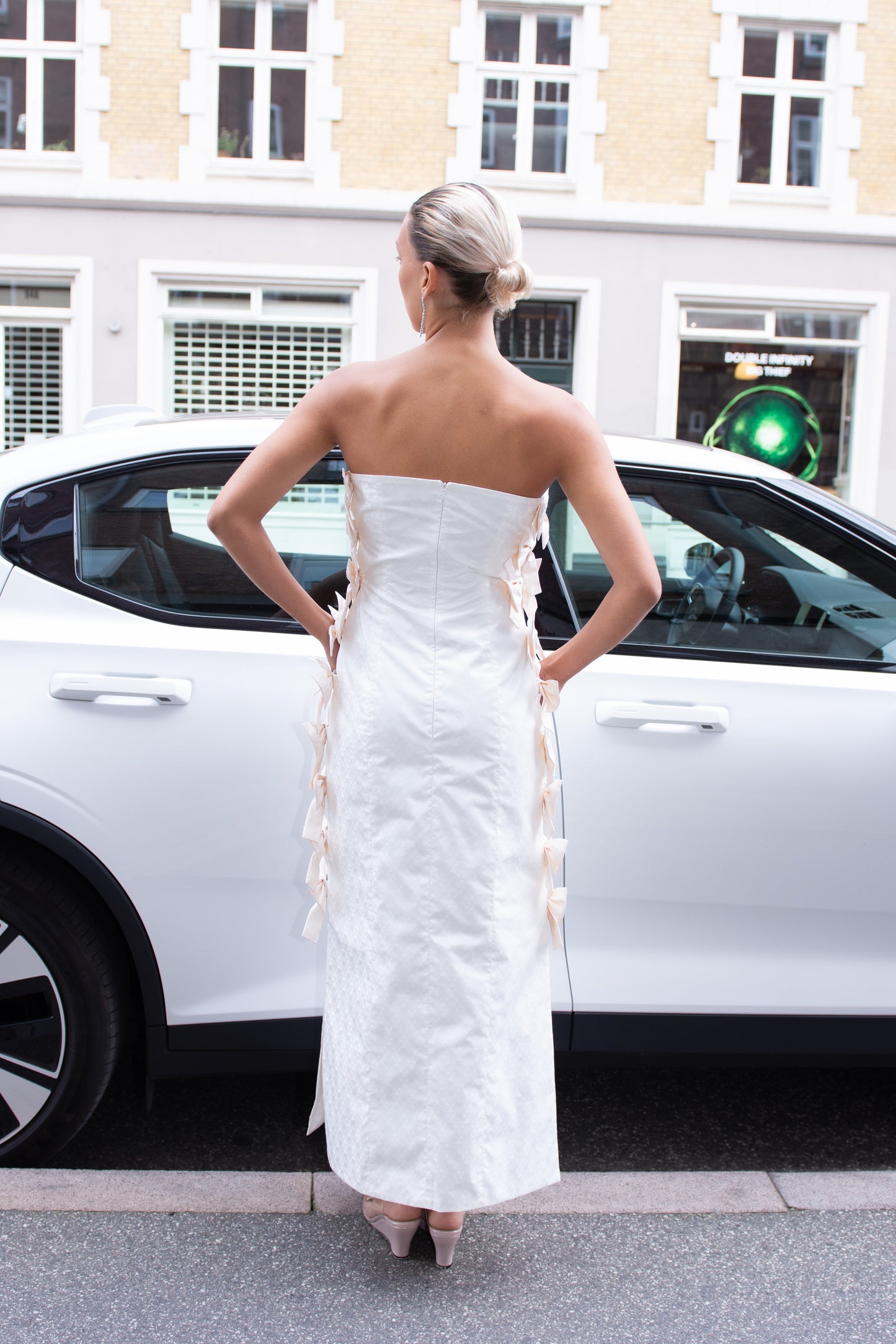 SUPER YAYA, Sofia Dress, Off White