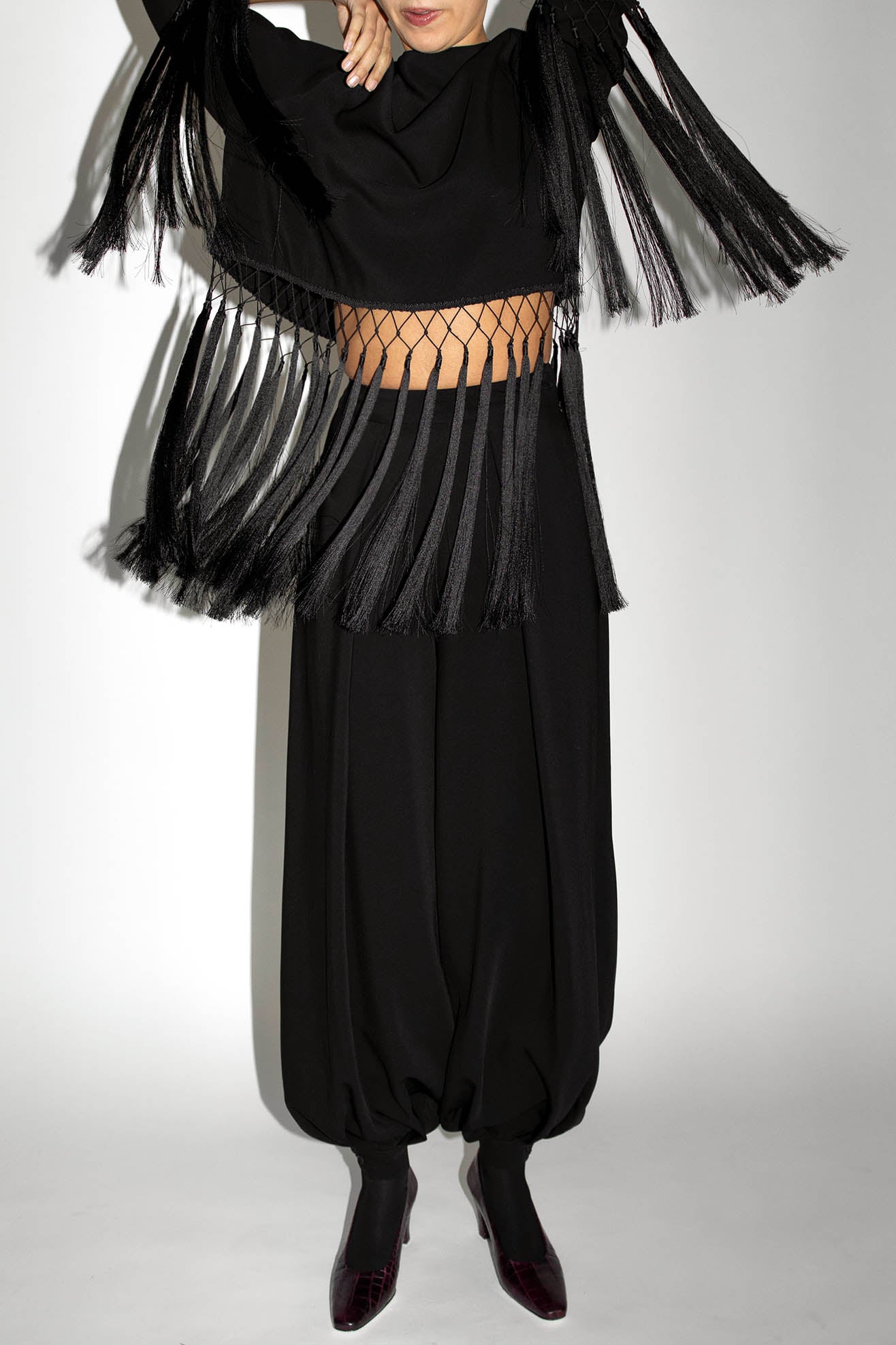 MR. LARKIN, Athena Balloon Pant, Black