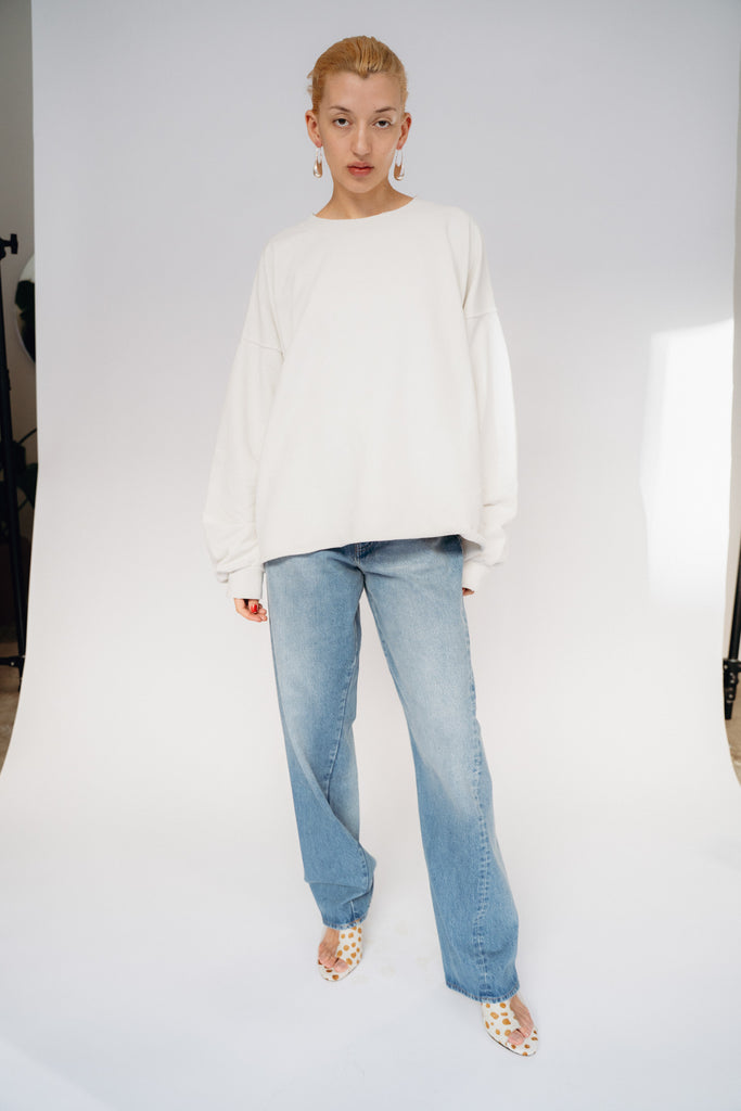 RACHEL COMEY, Fonder Sweatshirt, Dirty White