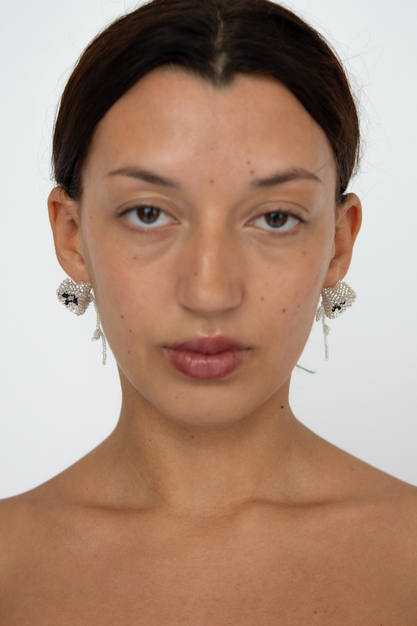 PURA UTZ, Poppy Ear Stick, Silver