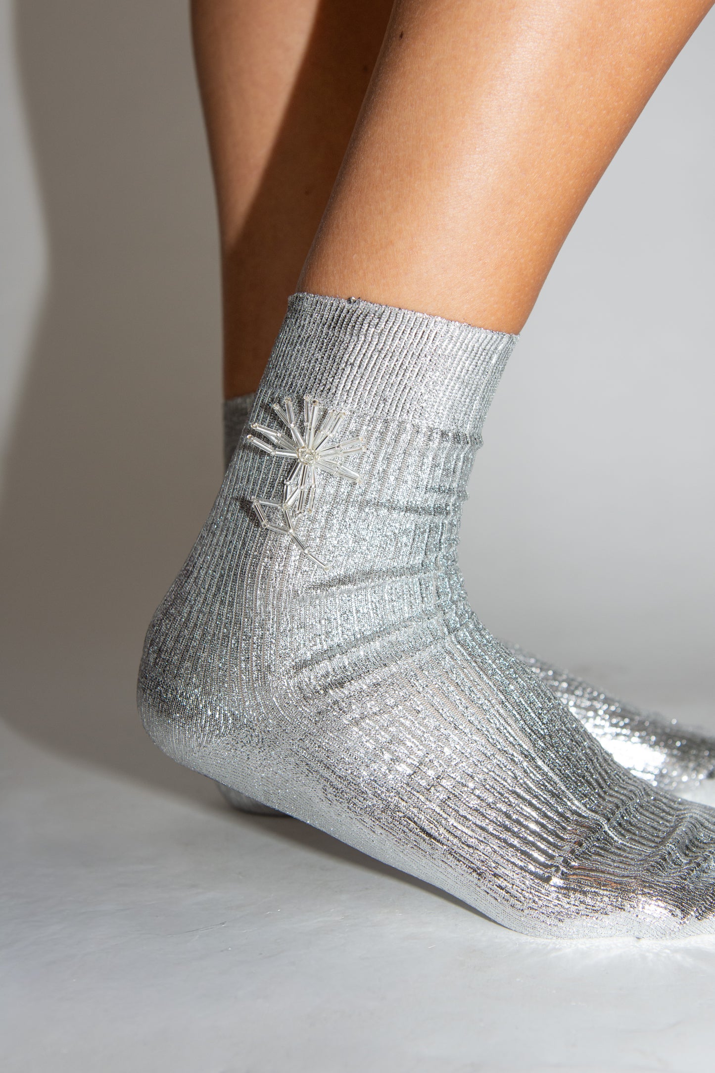 PURA UTZ x MARIA LA ROSA, Laminated Dandelion Socks