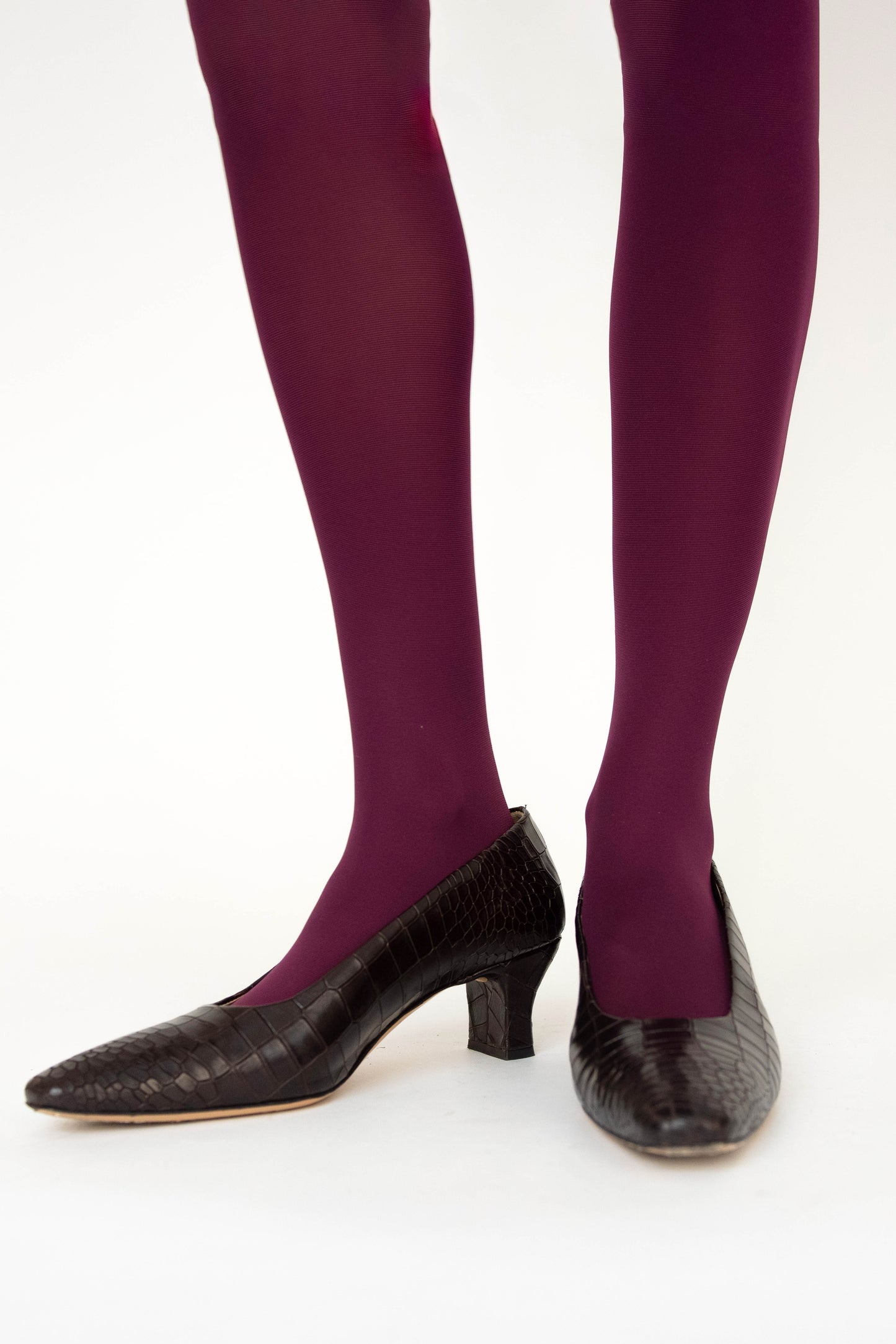 MR. LARKIN, Herring Heel, Mahogany Croc