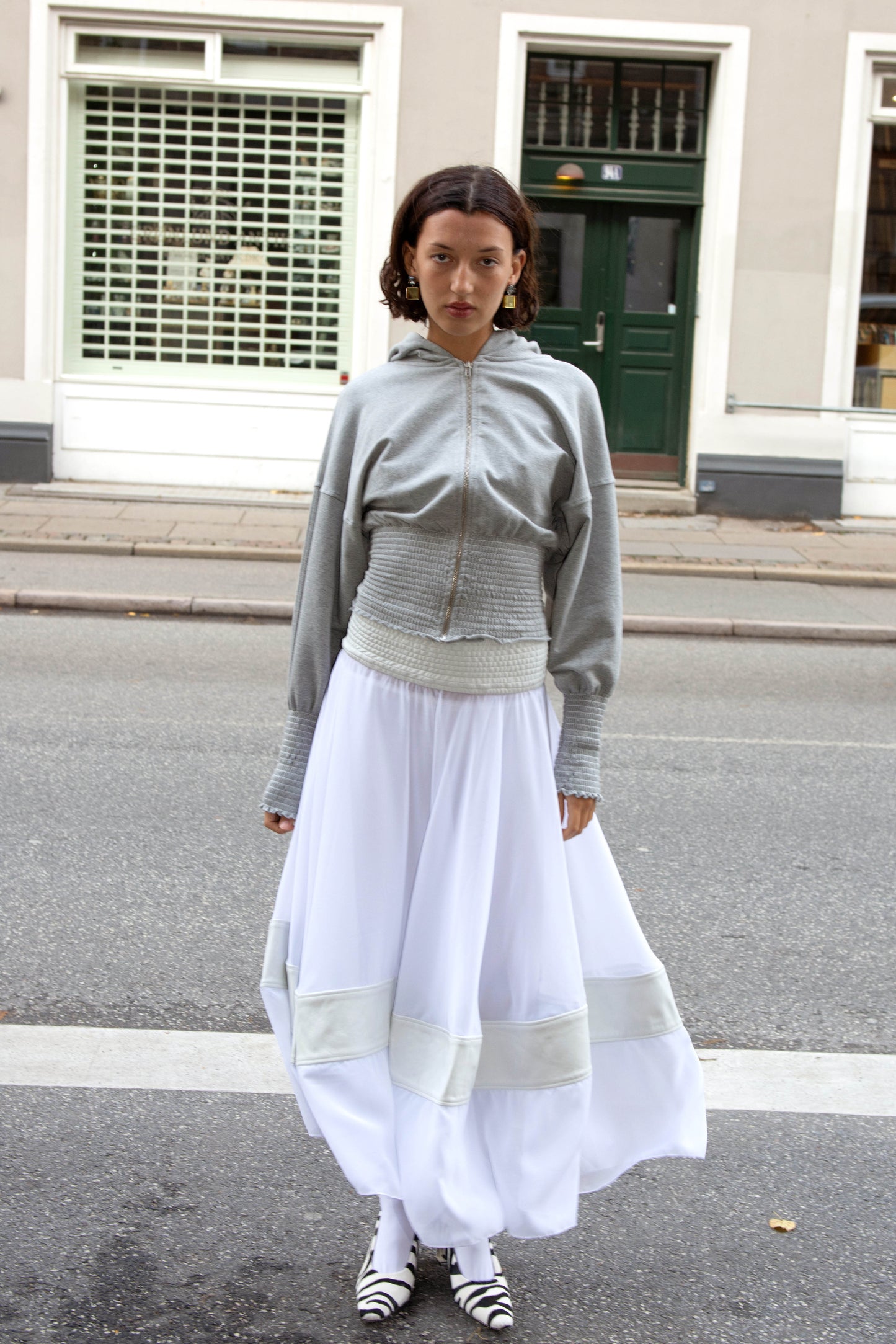 NICKLAS SKOVGAARD, Carol Skirt, White