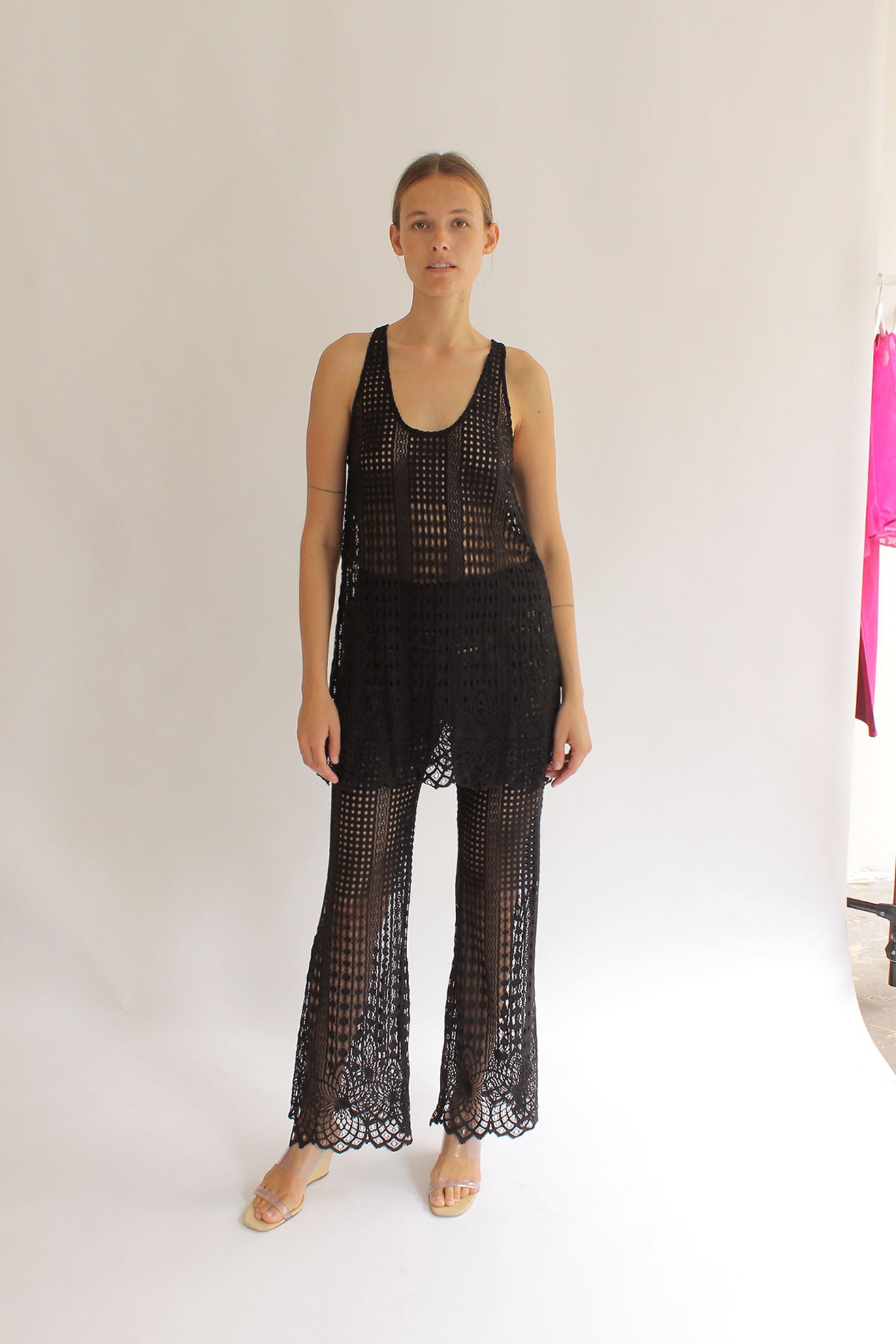 MR. LARKIN, Annie Pant, Gatsby Lace, Black
