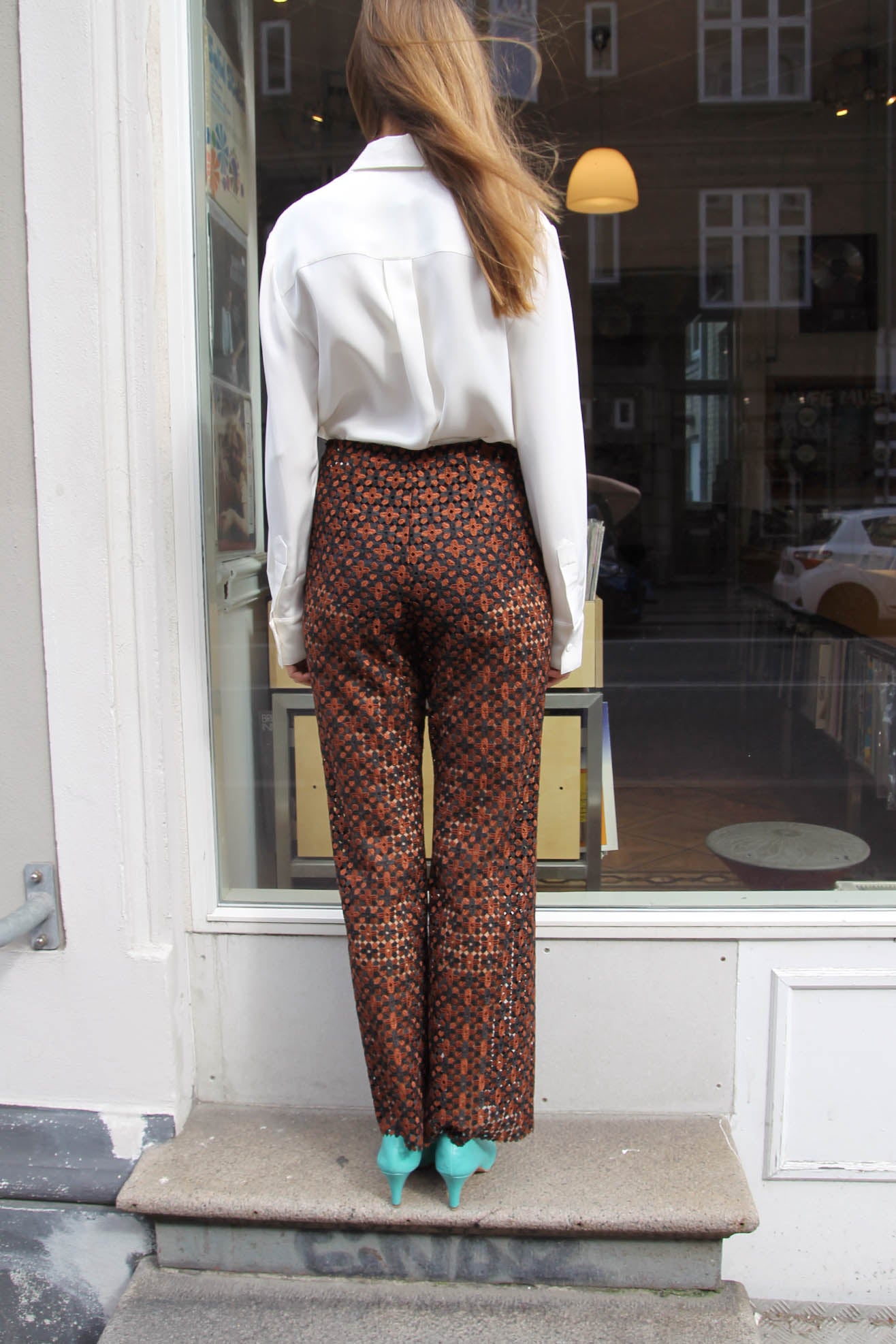 MR. LARKIN, Addie Pant, Jacquard Lace