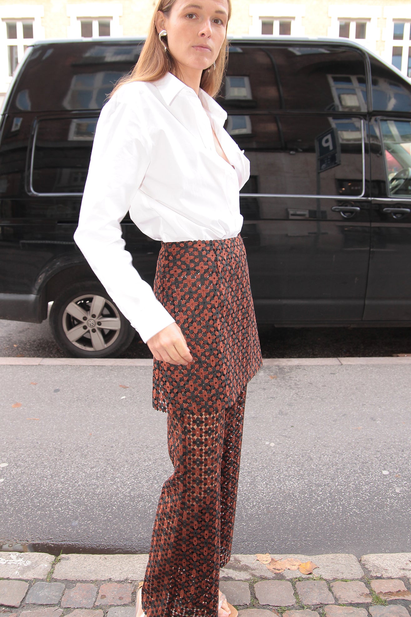 MR. LARKIN, Amy Skirt, Jacquard Lace