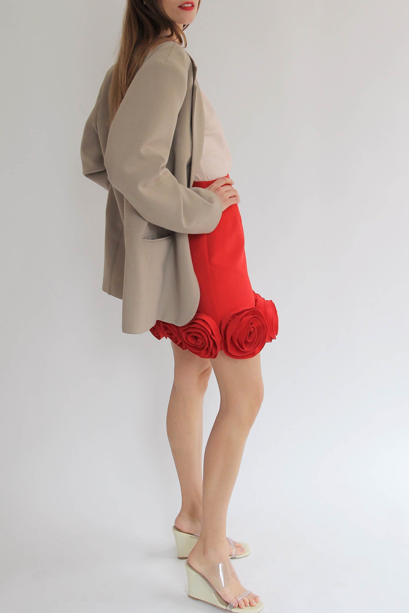 MR. LARKIN, Babette Skirt, Rose